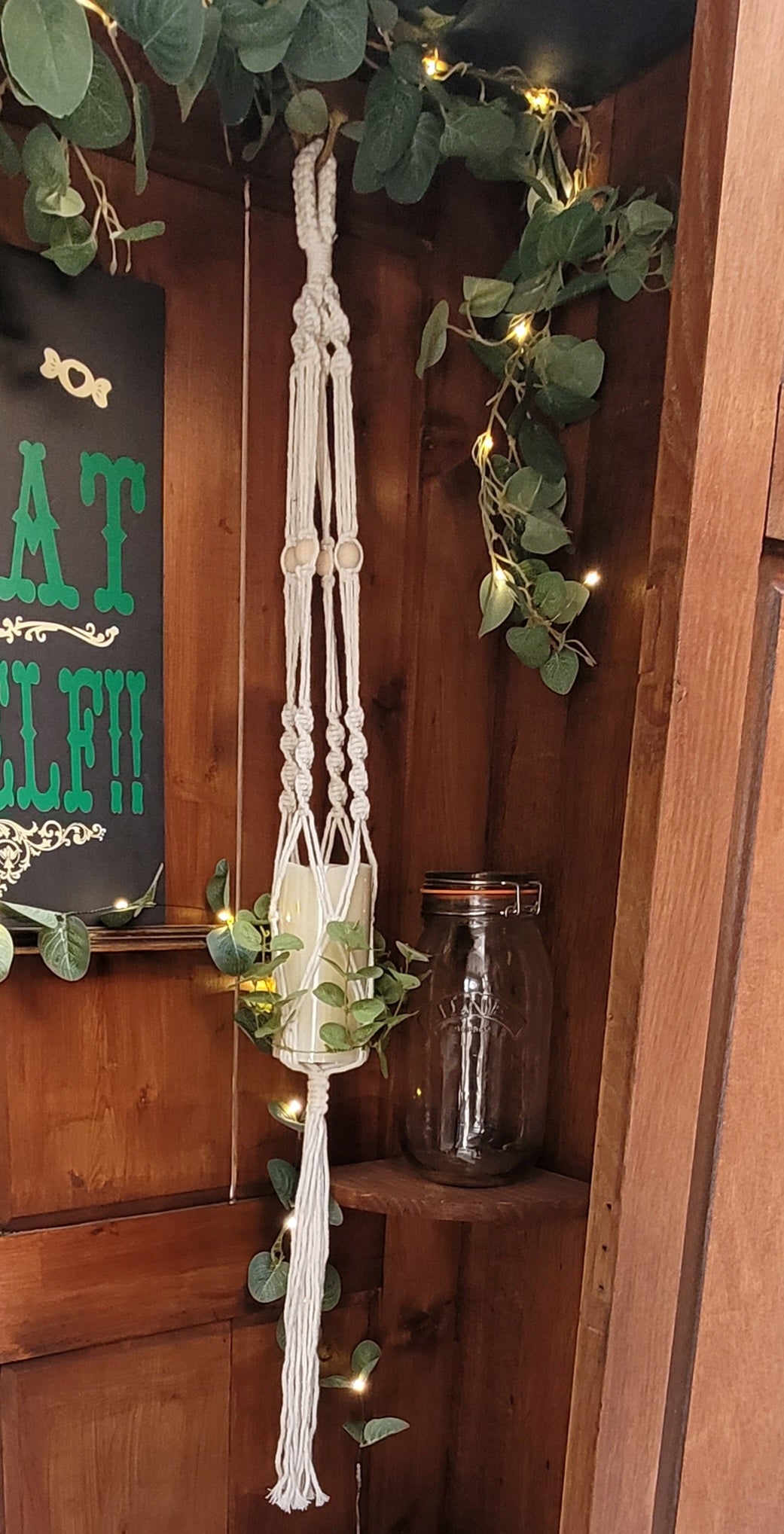 Macrame Style Plant Pot Hangers(HIRE ONLY)