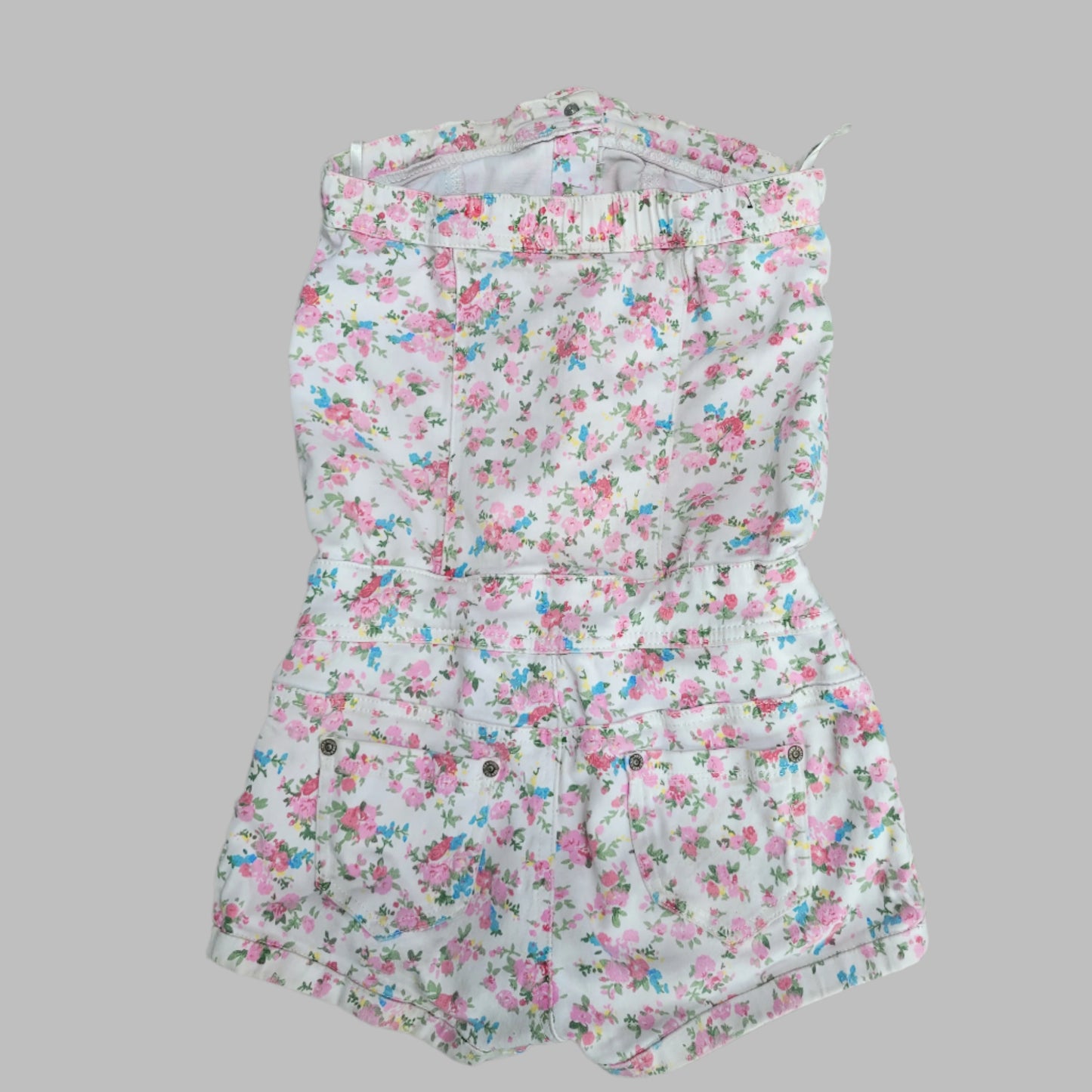 Womens Denim Short One-Piece