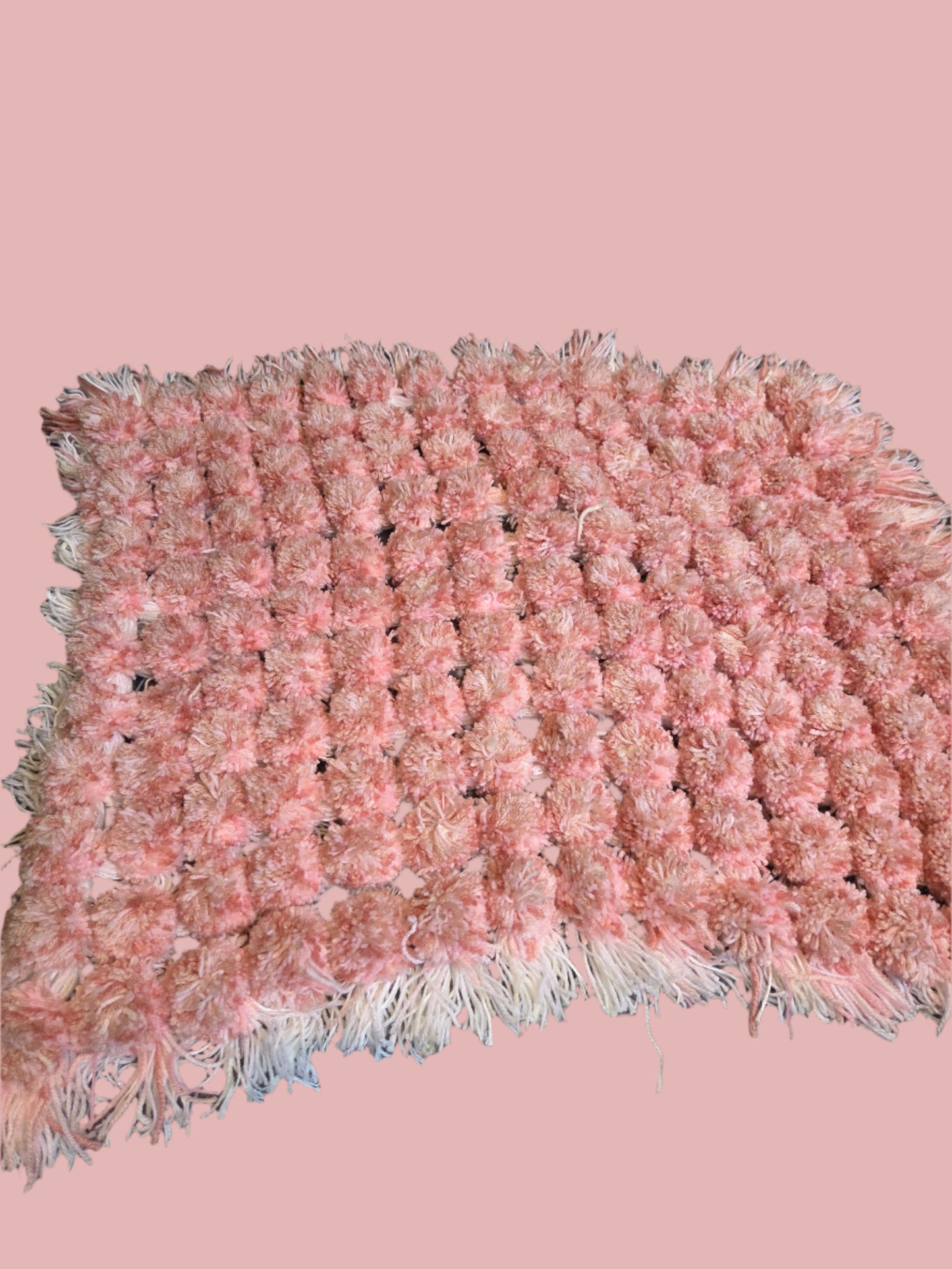 Grandma Marg's Handmade Pom-Pom Blankets