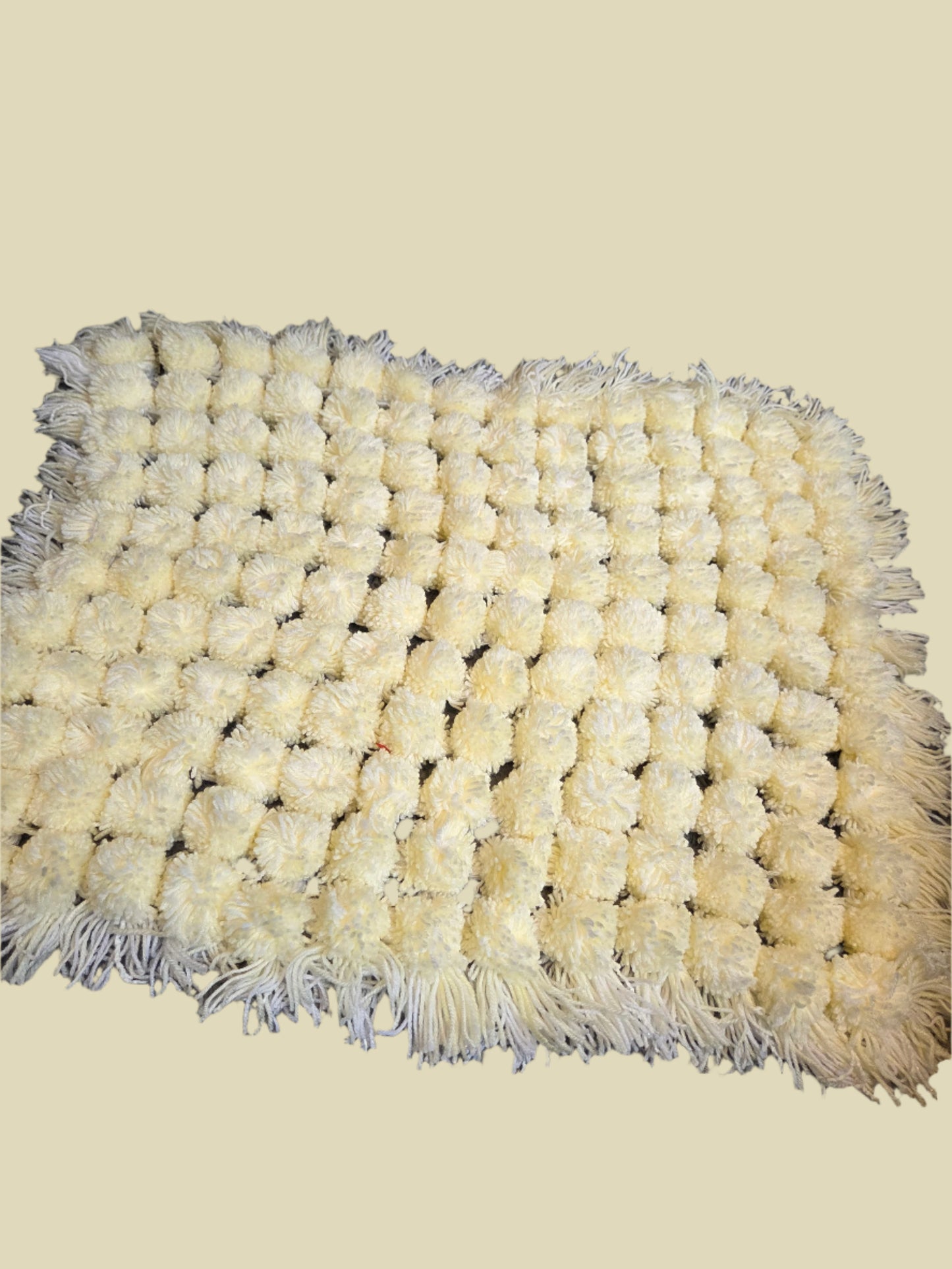 Grandma Marg's Handmade Pom-Pom Blankets
