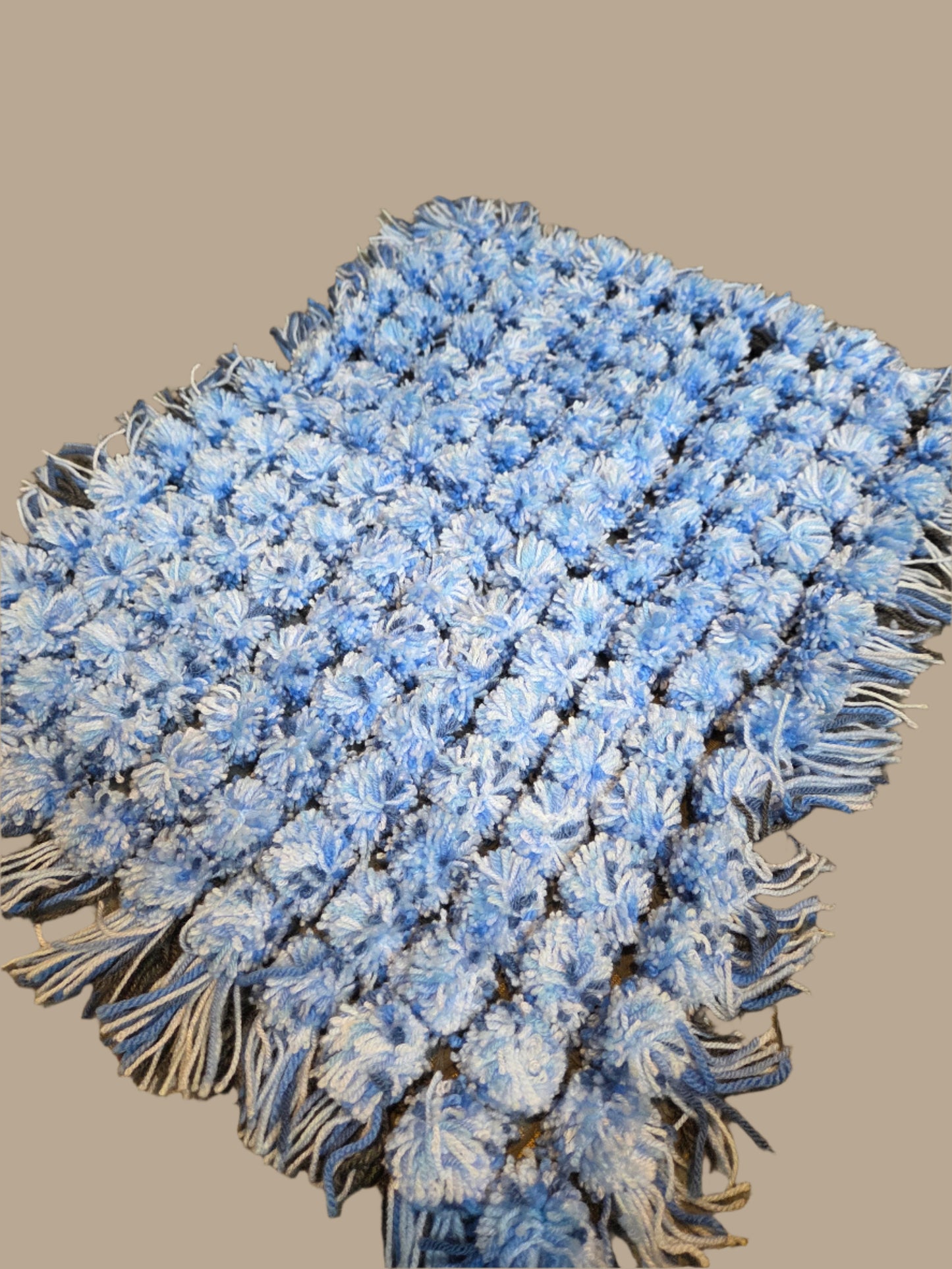 Grandma Marg's Handmade Pom-Pom Blankets