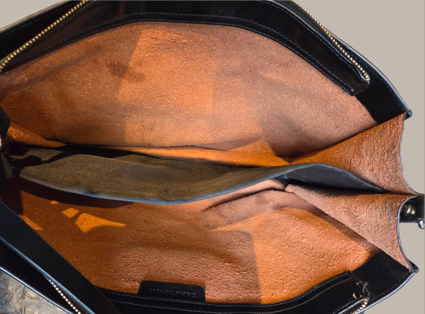 Zara -Trafaluc Faux Leather Black Bag