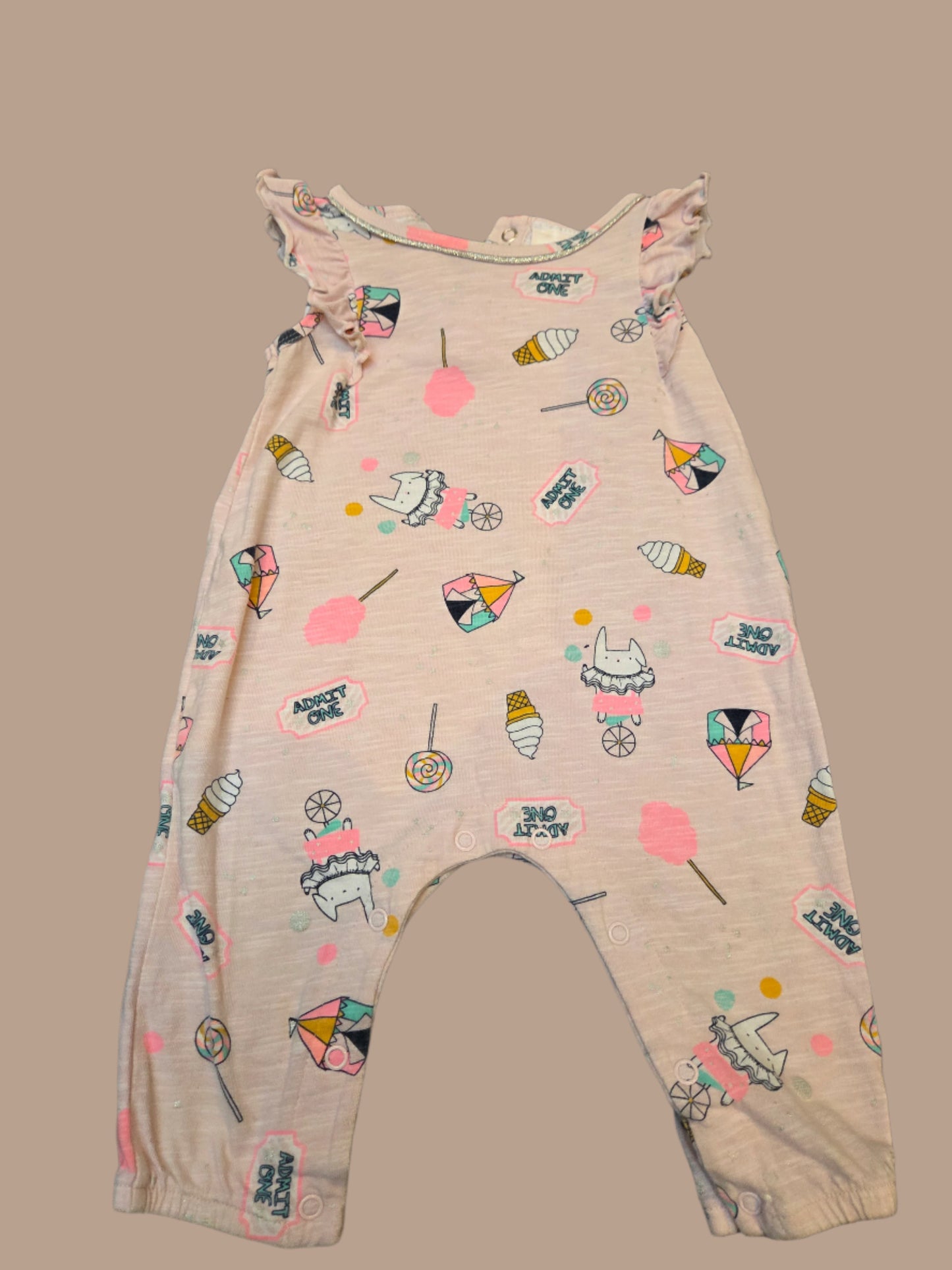 Underworks- Short Sleeve Romper