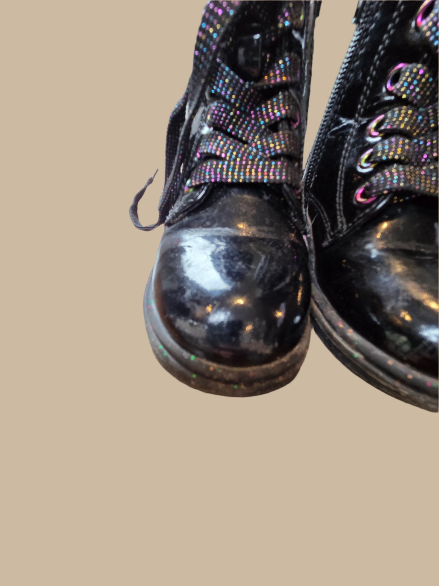 George- Patent Boots