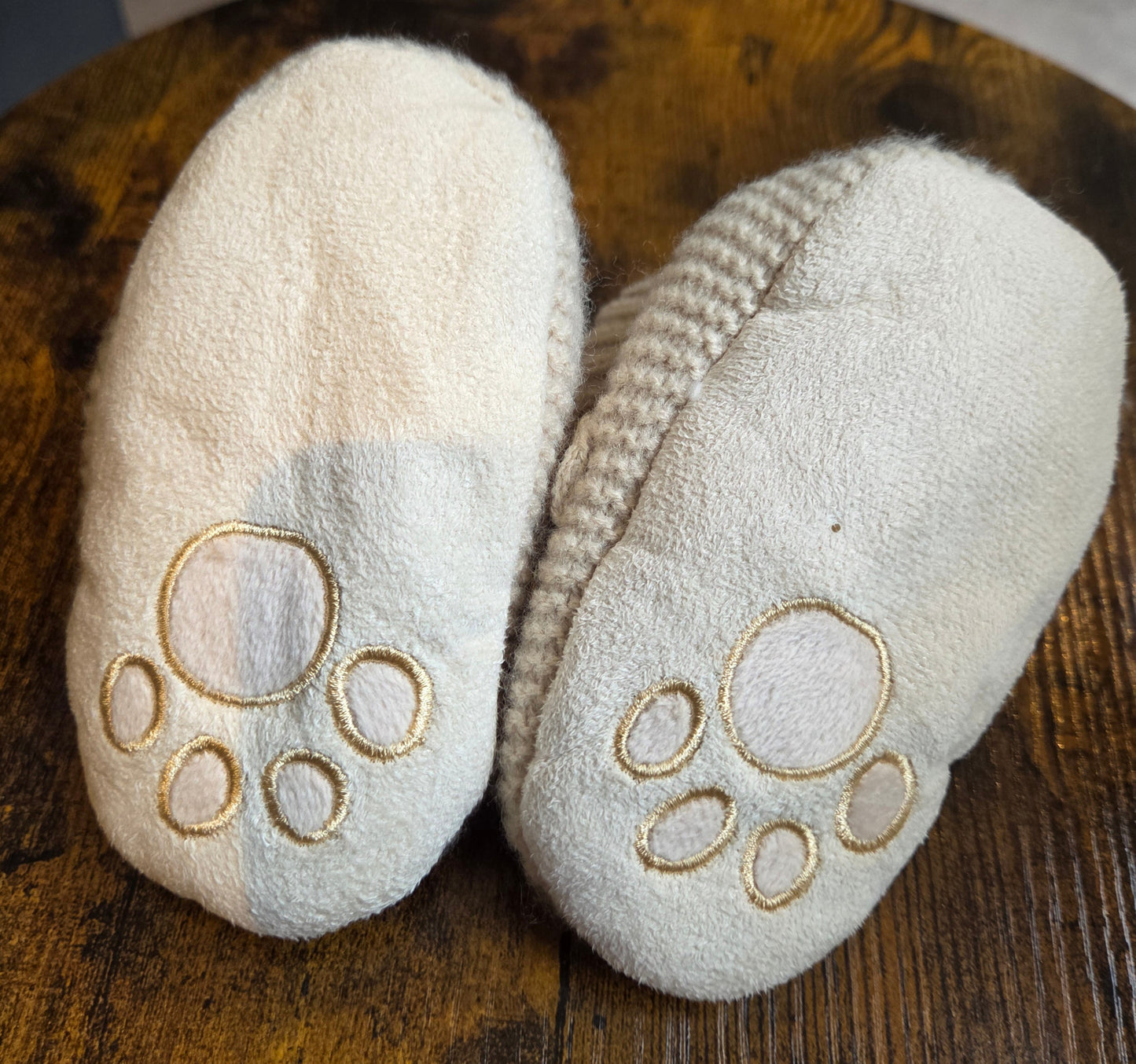Knitted Bear Slippers