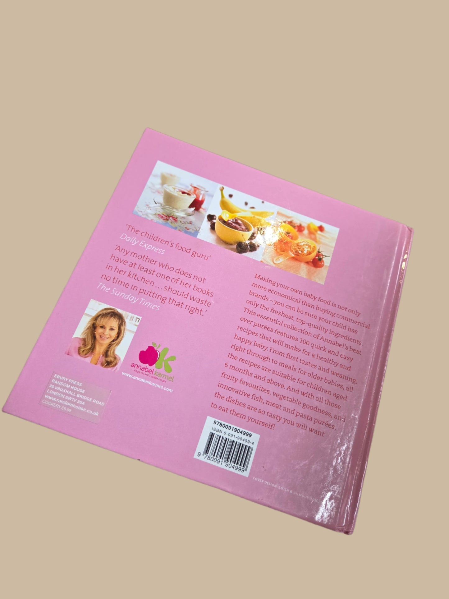 Top 100 Baby Purees book- Annabel Karmel