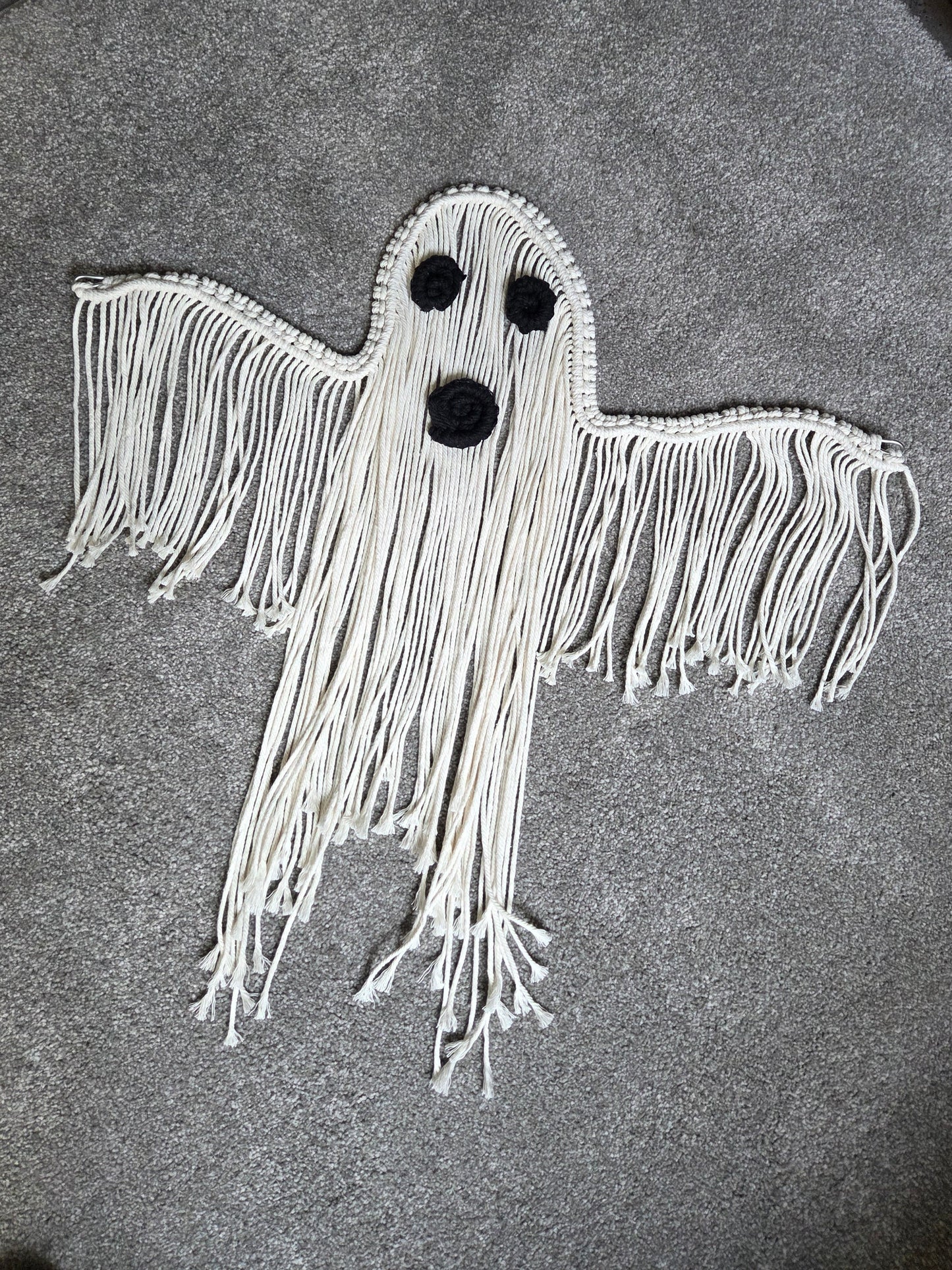 Macrame Ghost Wall Hanging