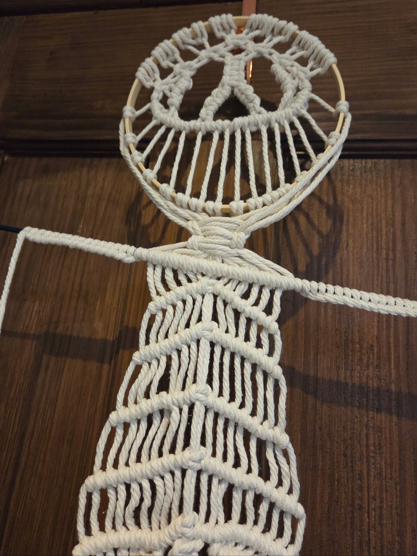 Handcrafted Macrame Skeleton-Wall Hanging