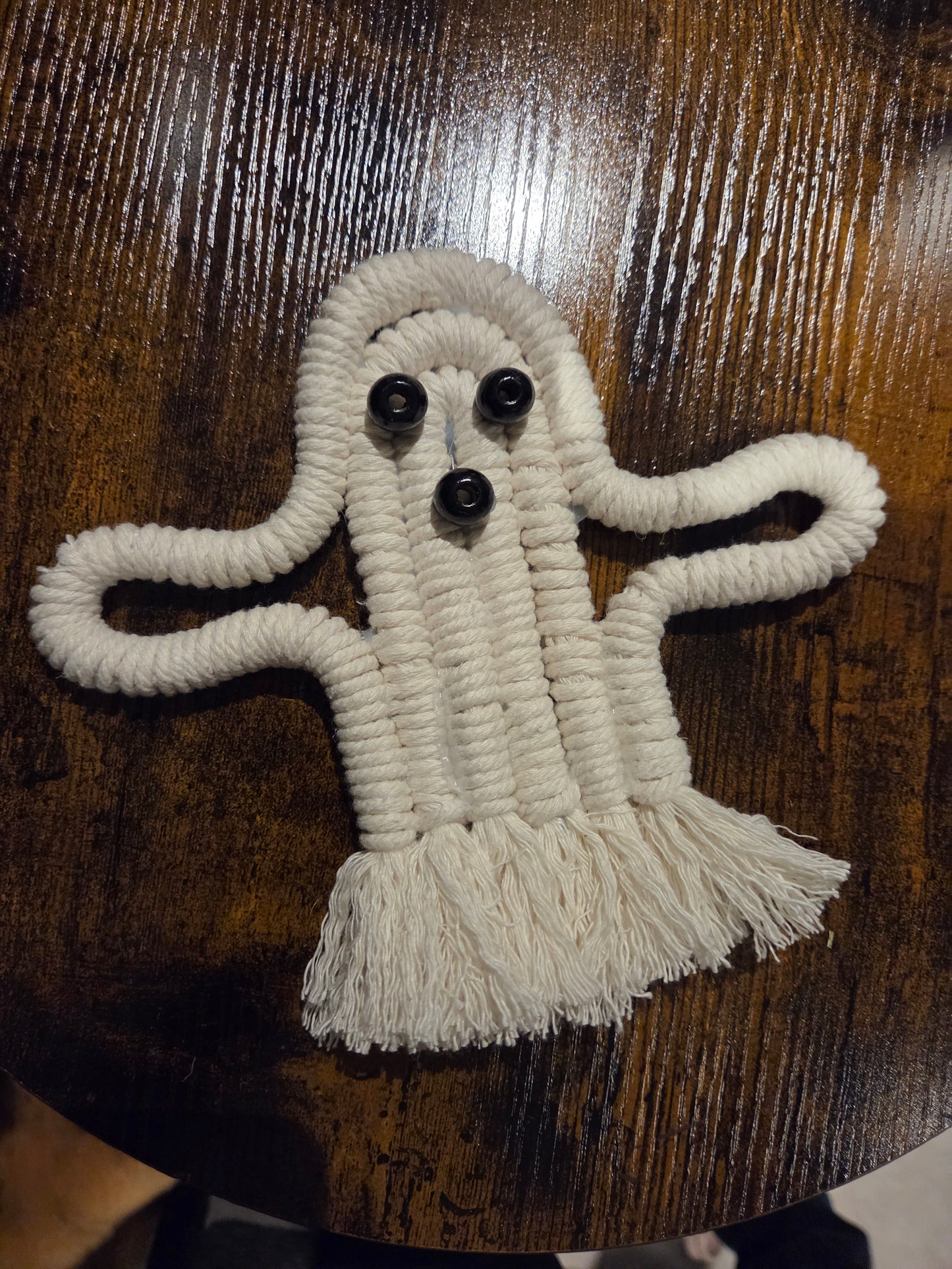 Mini Macrame Ghost