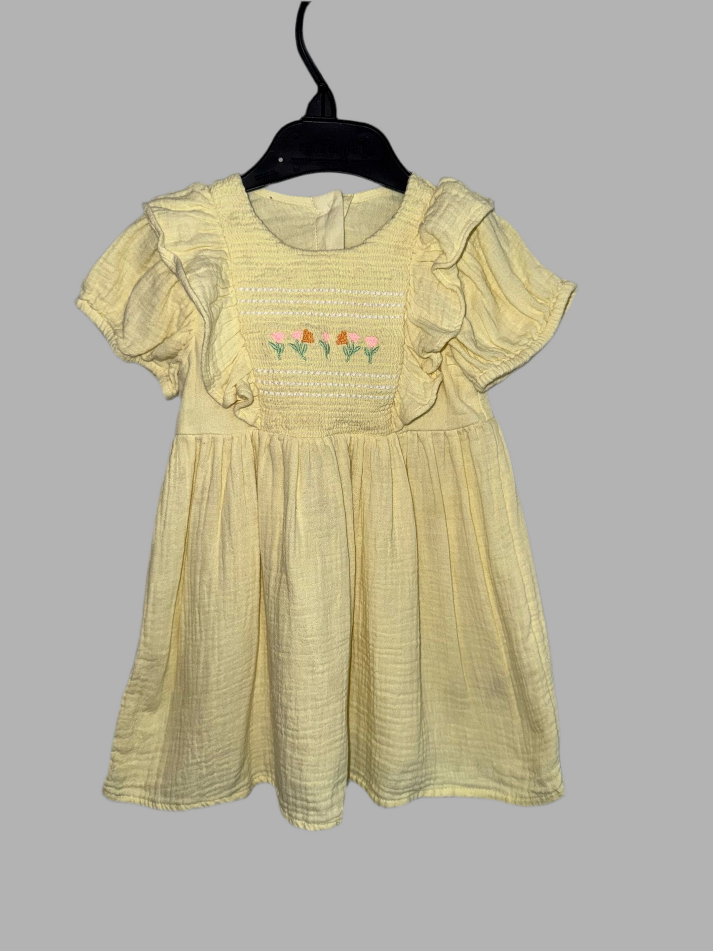 Yellow summer dress