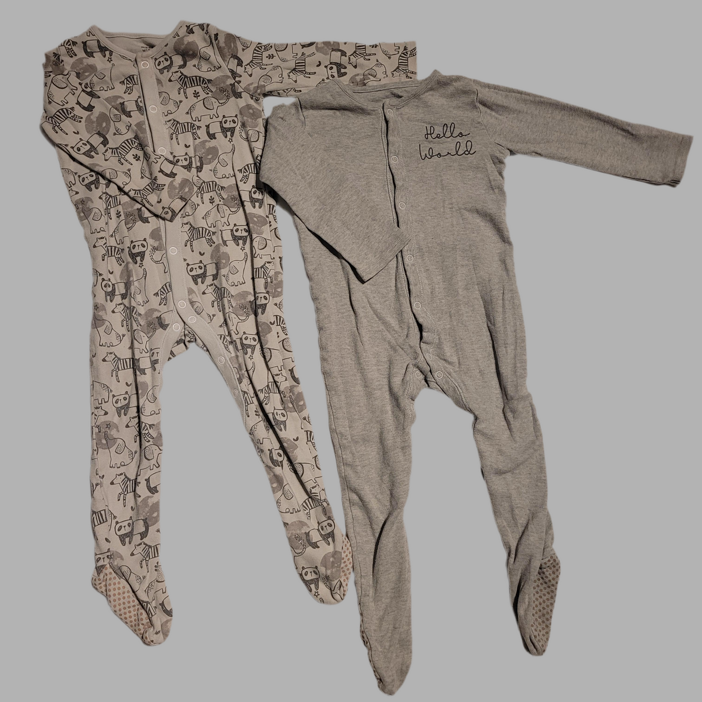 F&F- Pack of 2 Sleepsuit