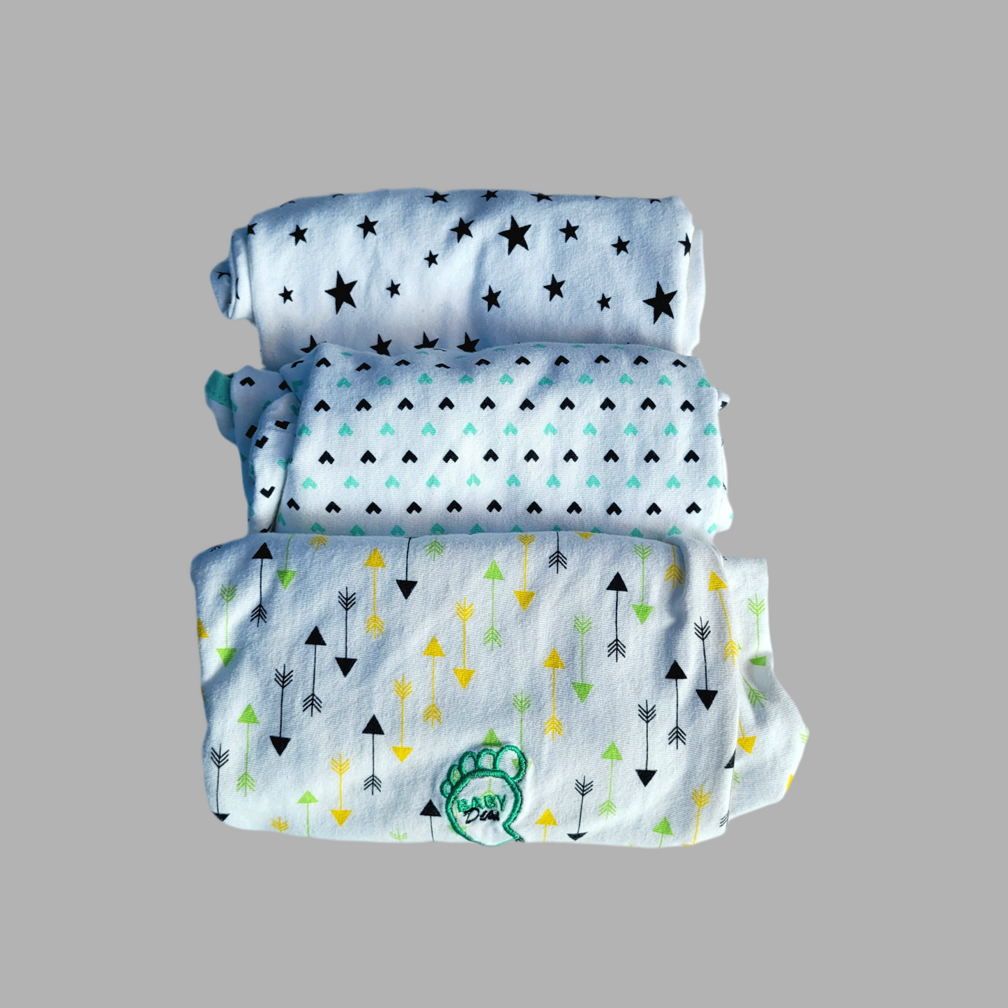 Baby Dew- Pack of 3 Baby Swaddles