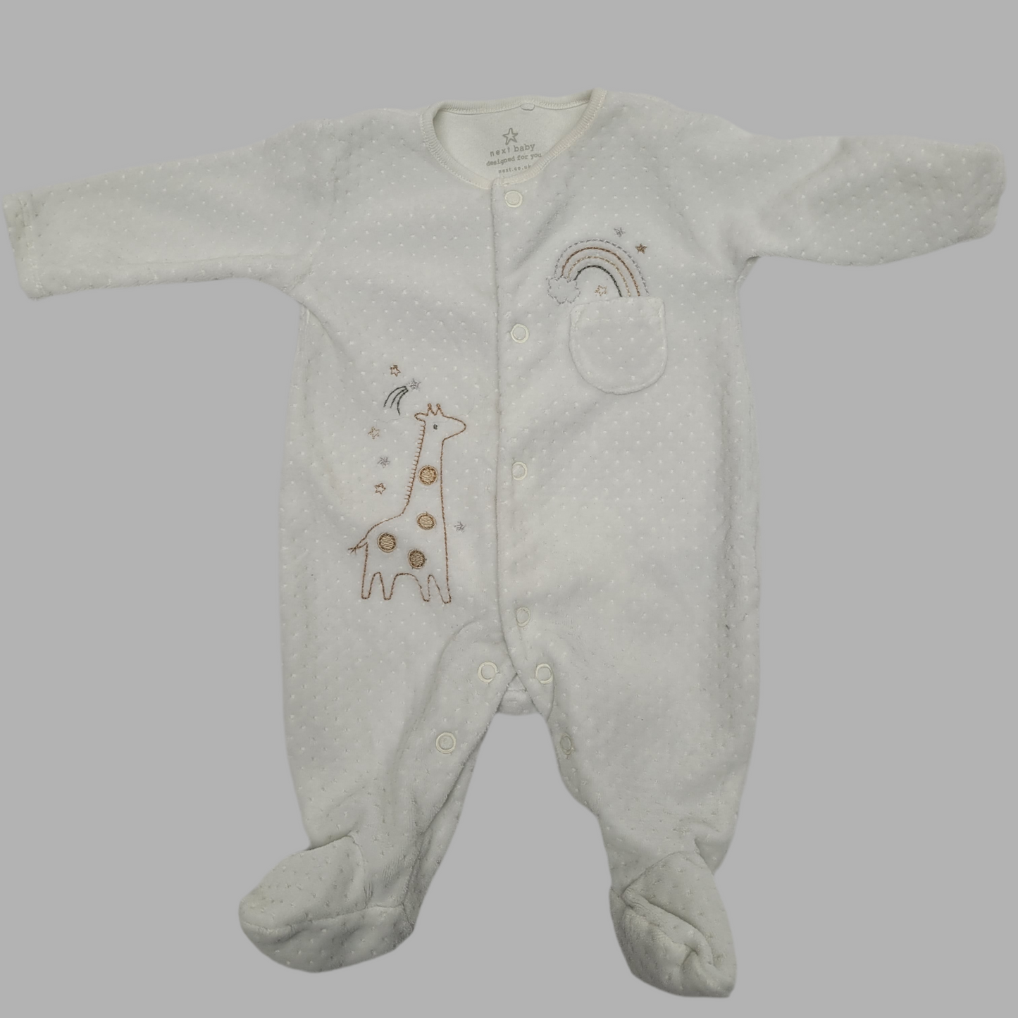 Next- Giraffe sleepsuit
