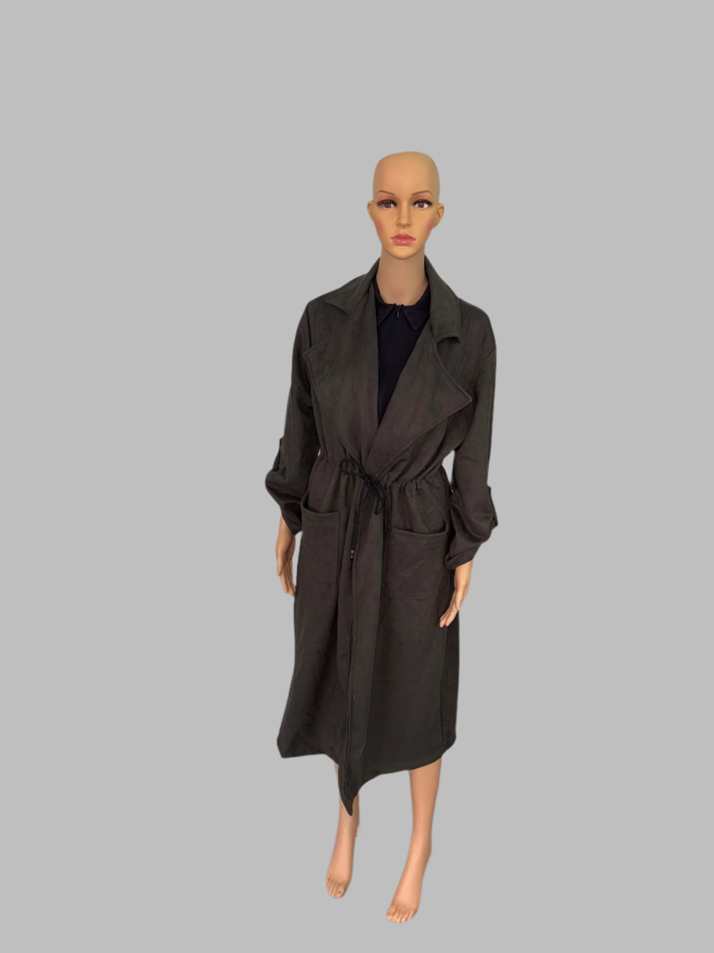 women's green coat