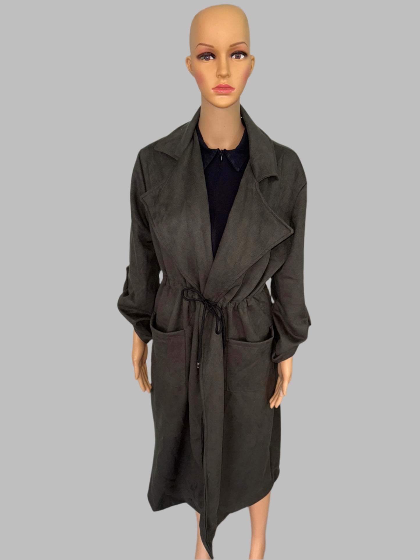 women's green coat