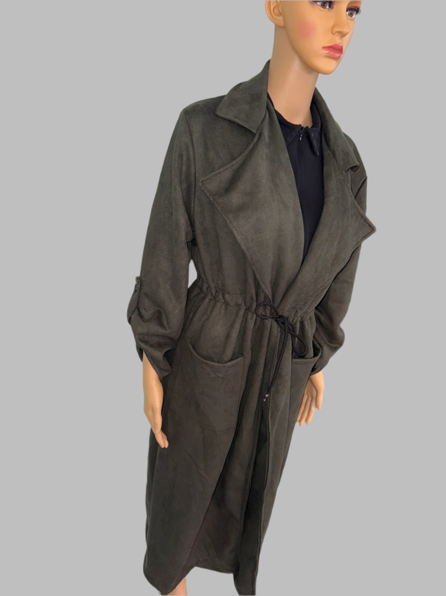 women's green coat