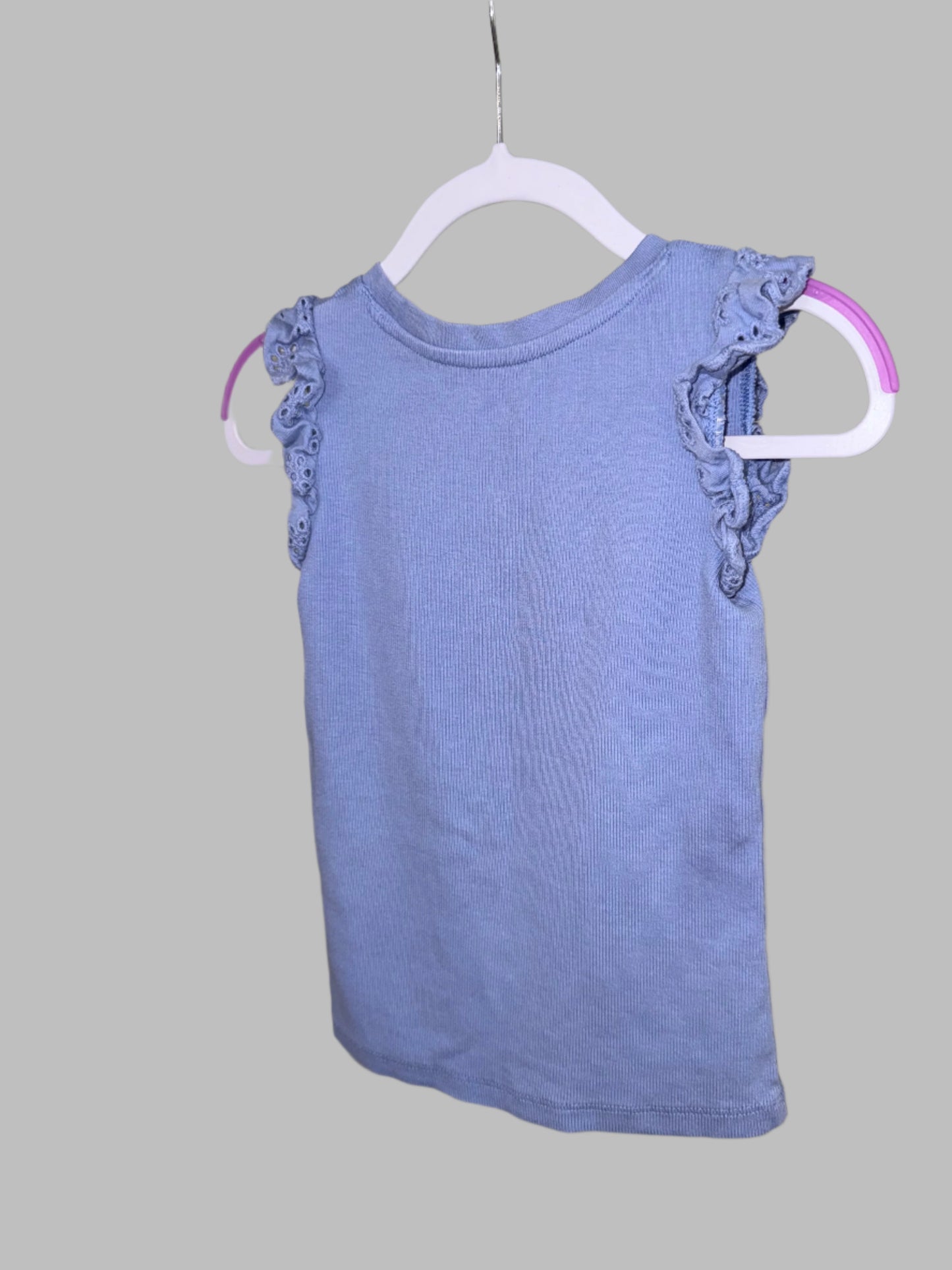 Girls blue short sleeve t-shirt