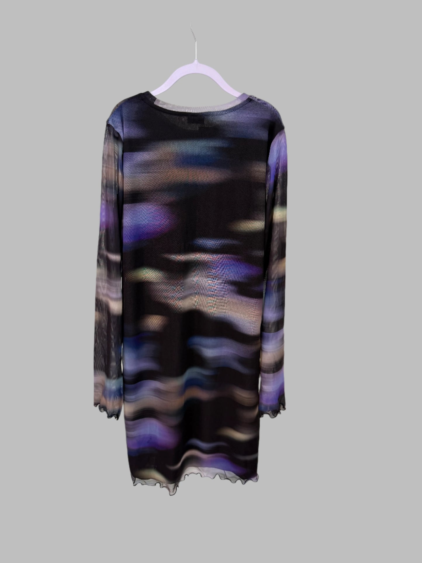 girls smudge black multicolour dress