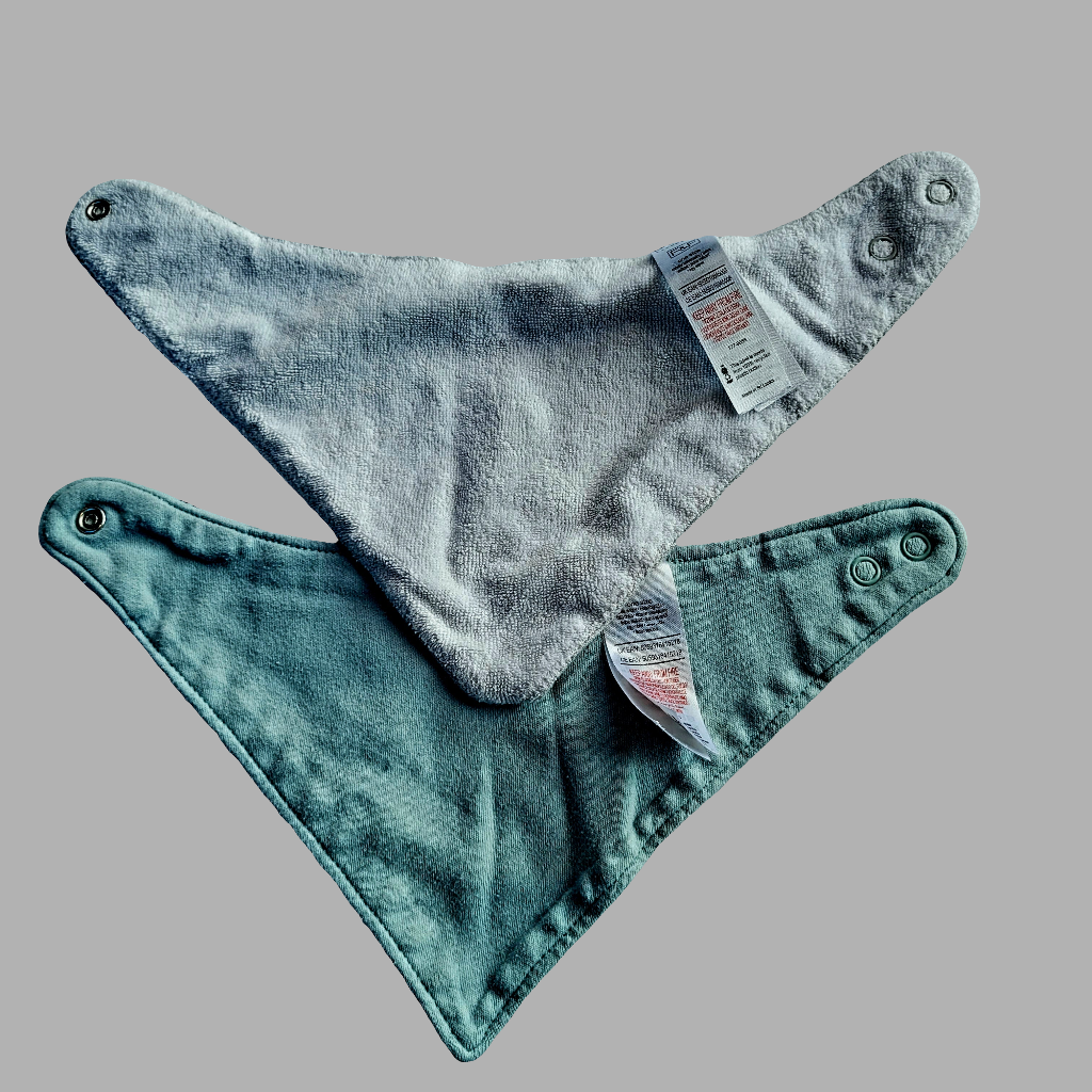 F&F- Pack of 2 Bandana Bibs