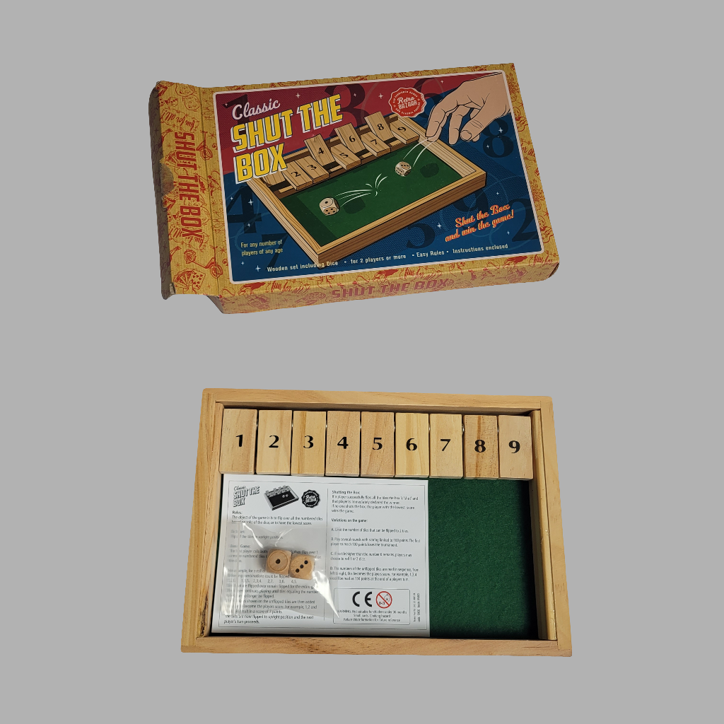 Classic Shut The Box Game