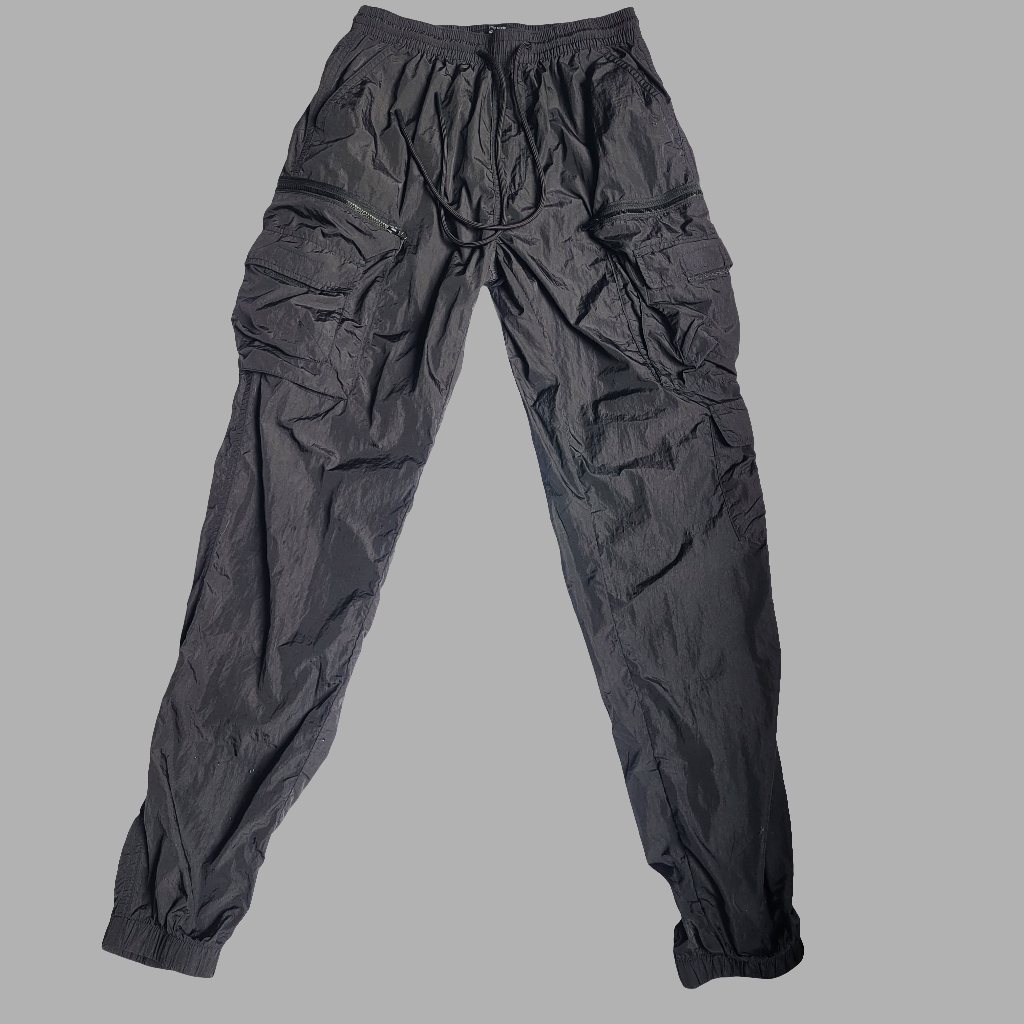 Black Cargo Trousers