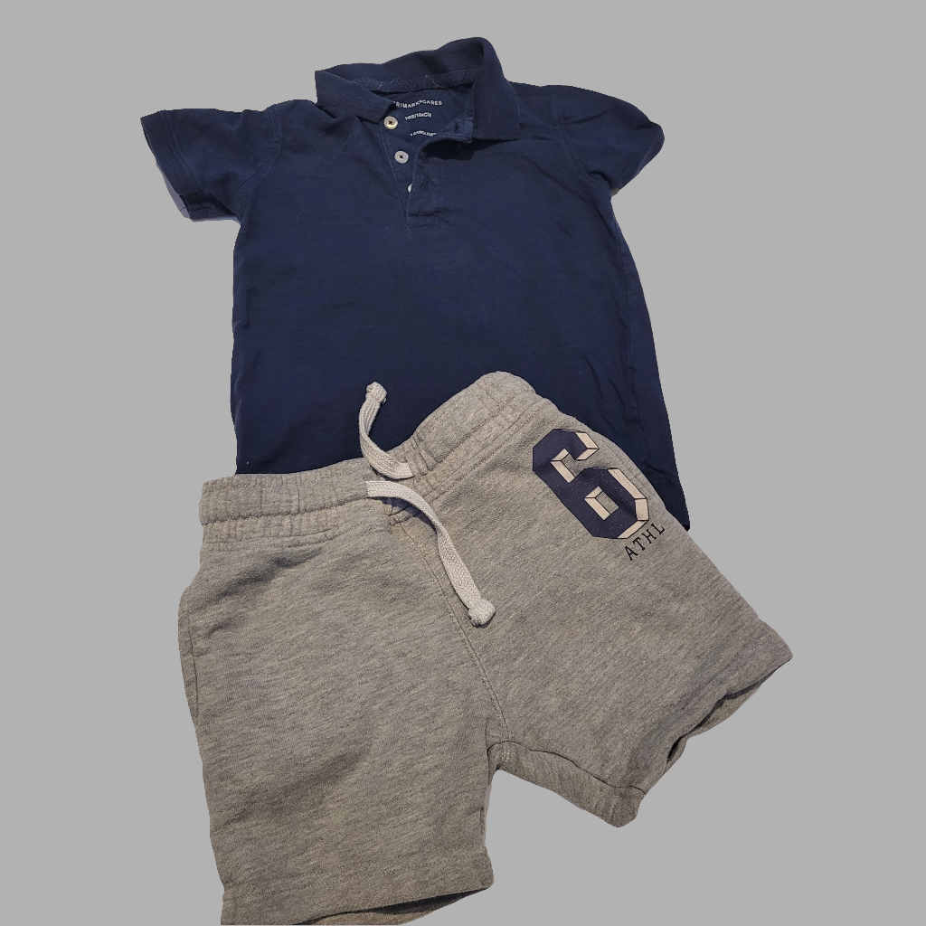 2 piece, T-shirt & Shorts set