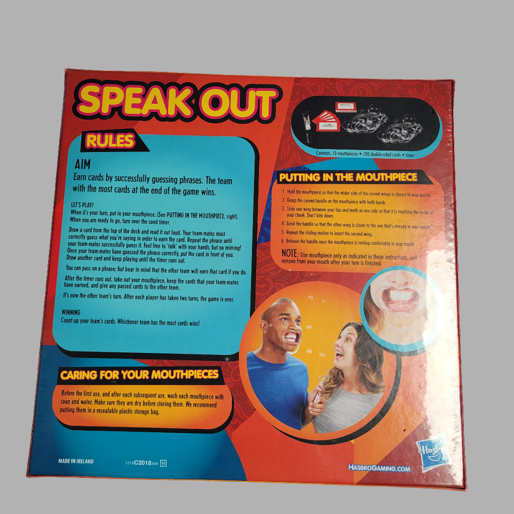 Hasbro- Speak Out Game