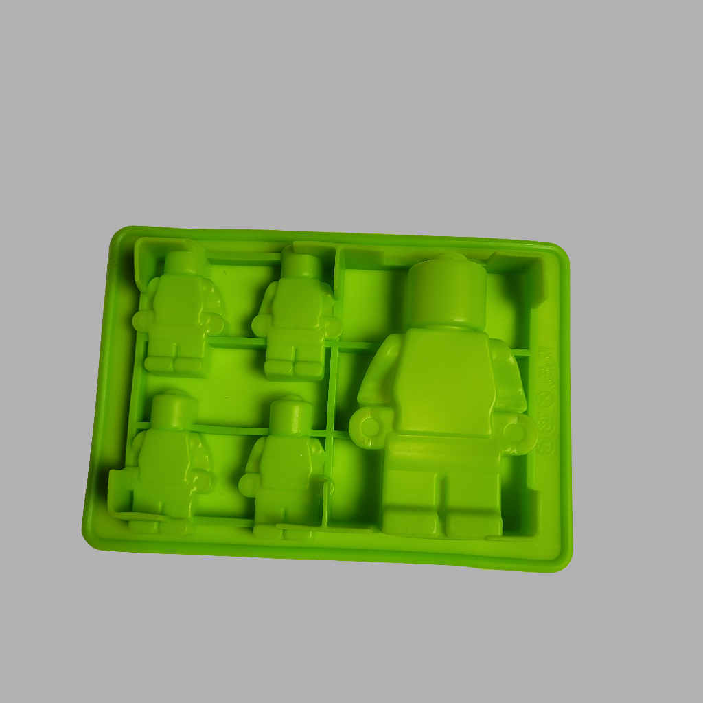 5- Piece Silicone Lego moulds
