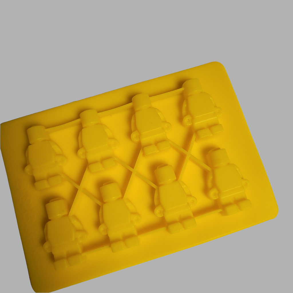 5- Piece Silicone Lego moulds