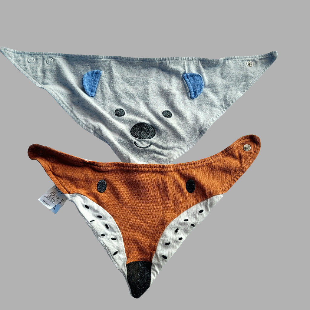 Pack of 2 Bandana Bibs