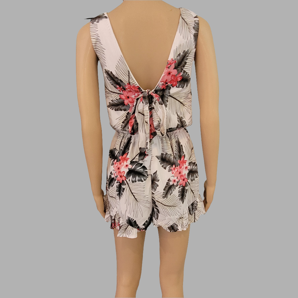 Floral Short Playsuit