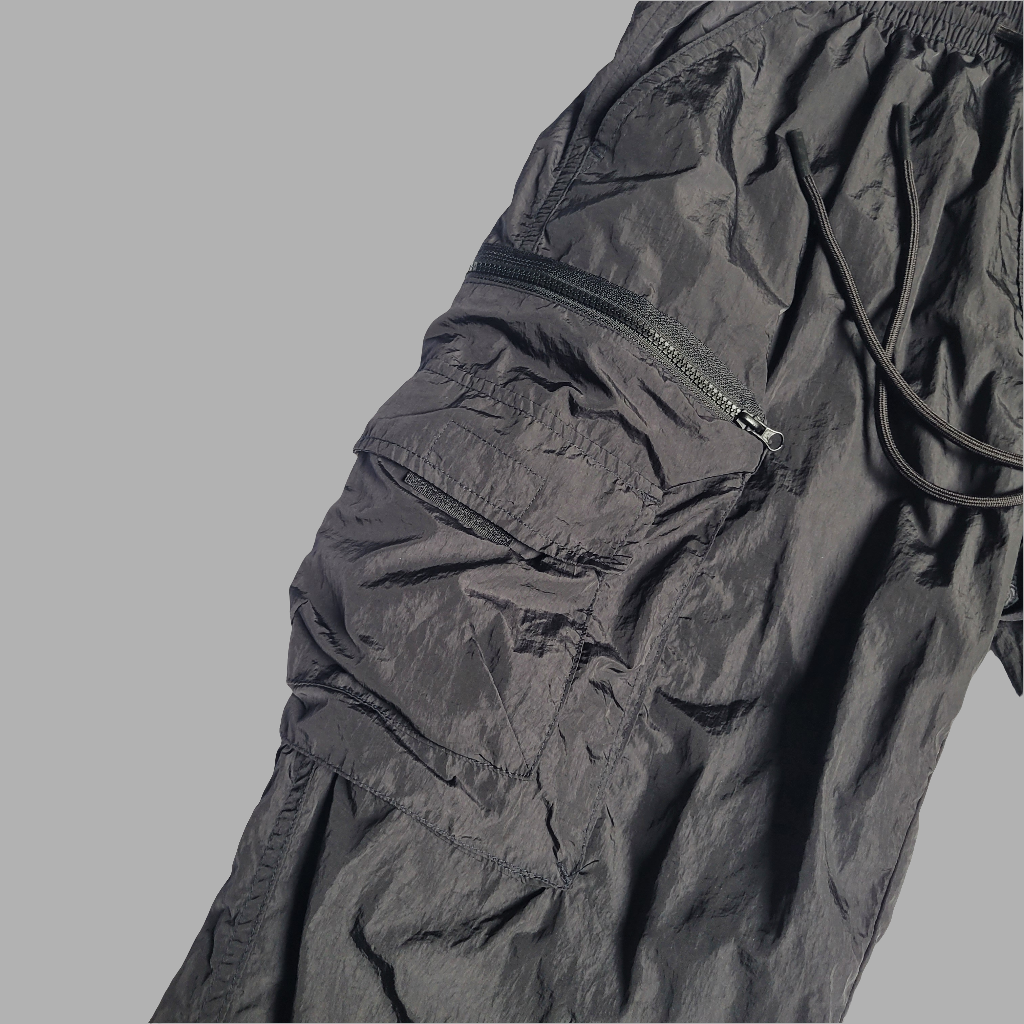 Black Cargo Trousers
