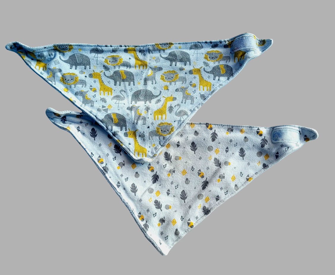 Pack of 2 Bandana Bibs
