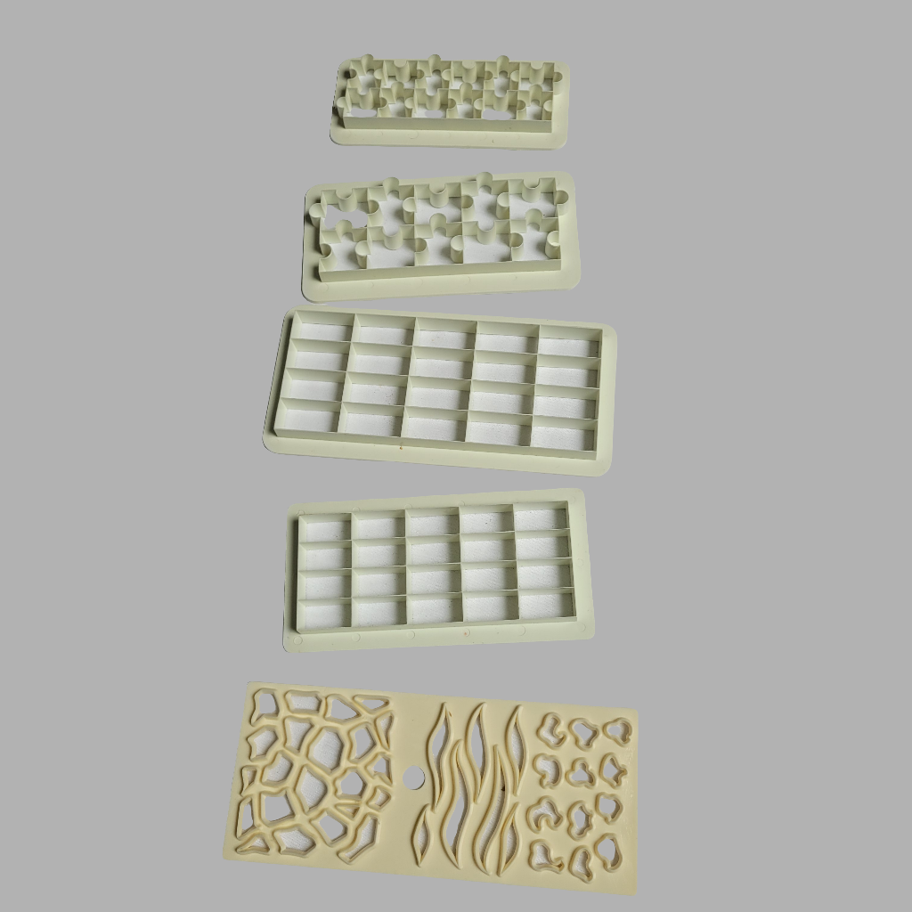 Set of 5 Fondant Decorating Tools
