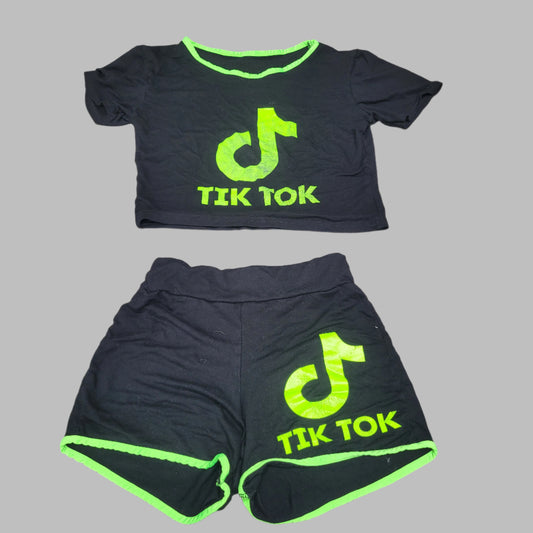Tik Tok- T-shirt & Shorts 2-piece