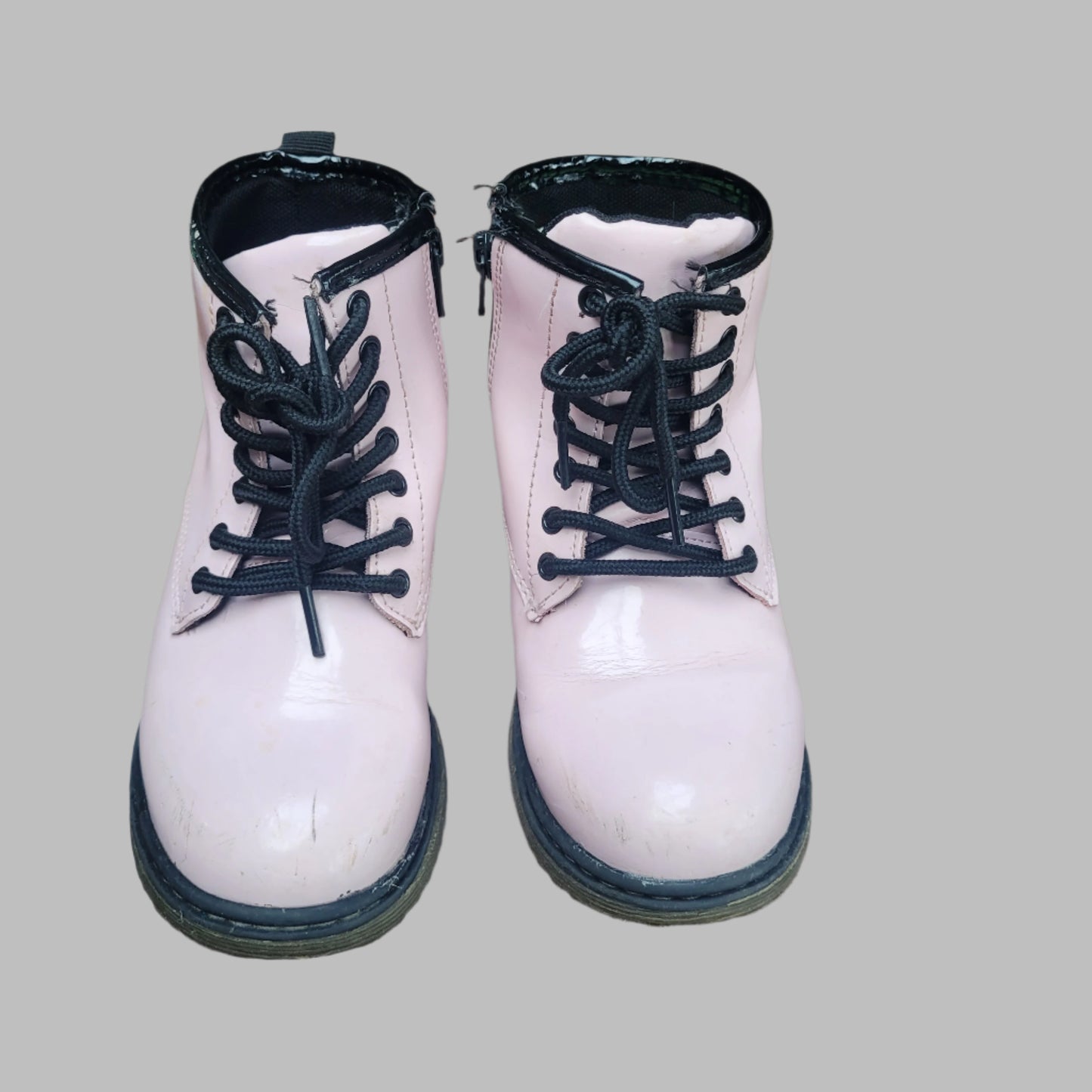 Kids Patent Boots