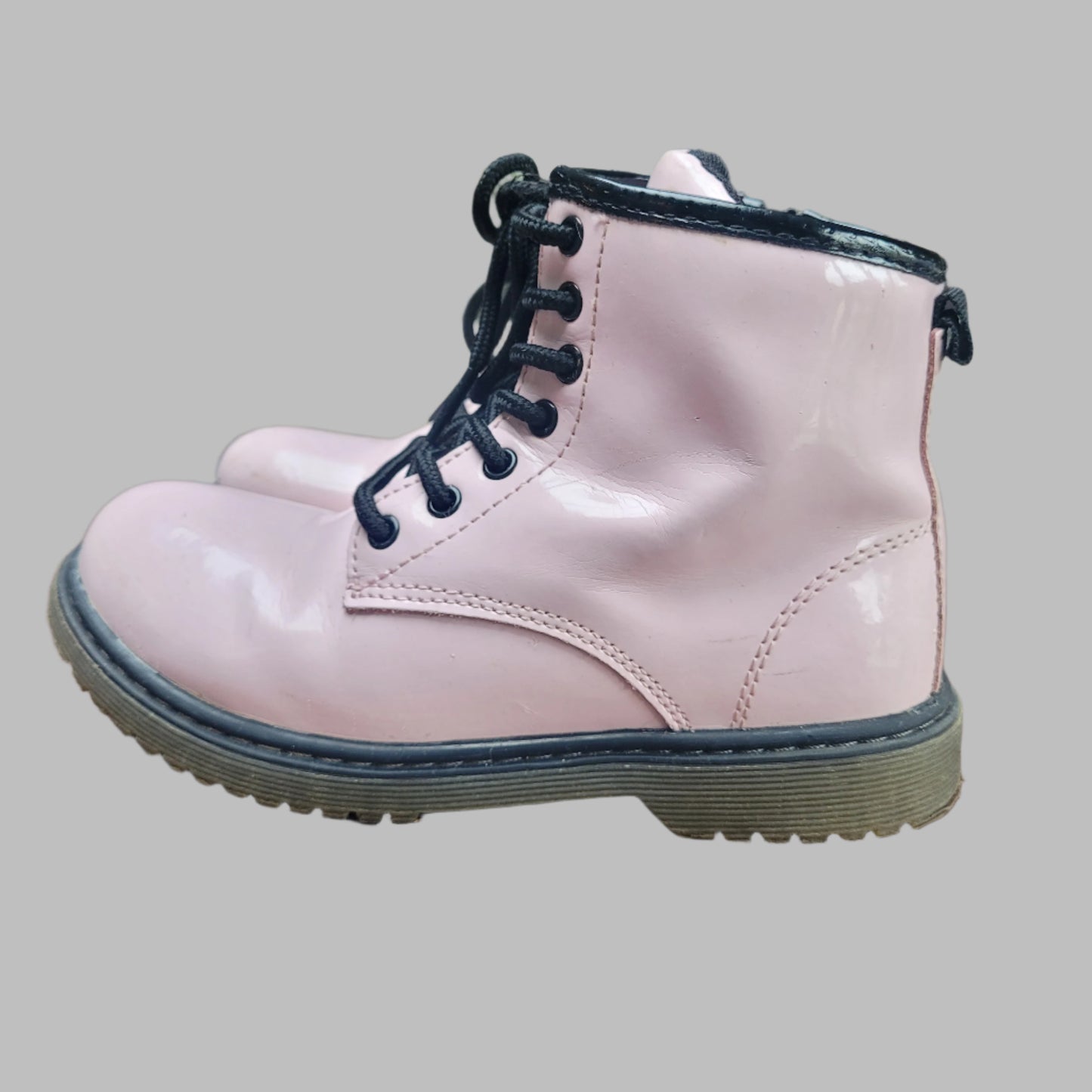 Kids Patent Boots