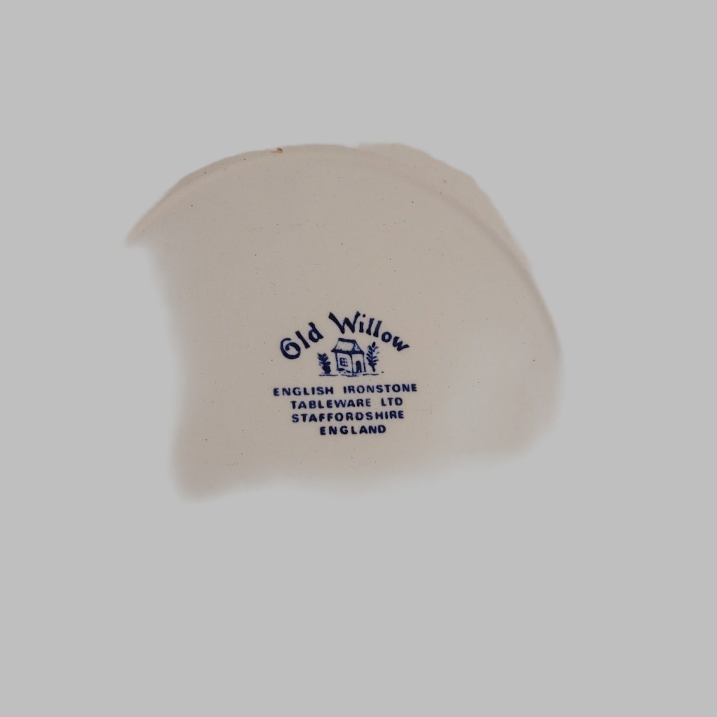 Old Willow, English Ironstone Willow Blue Plate