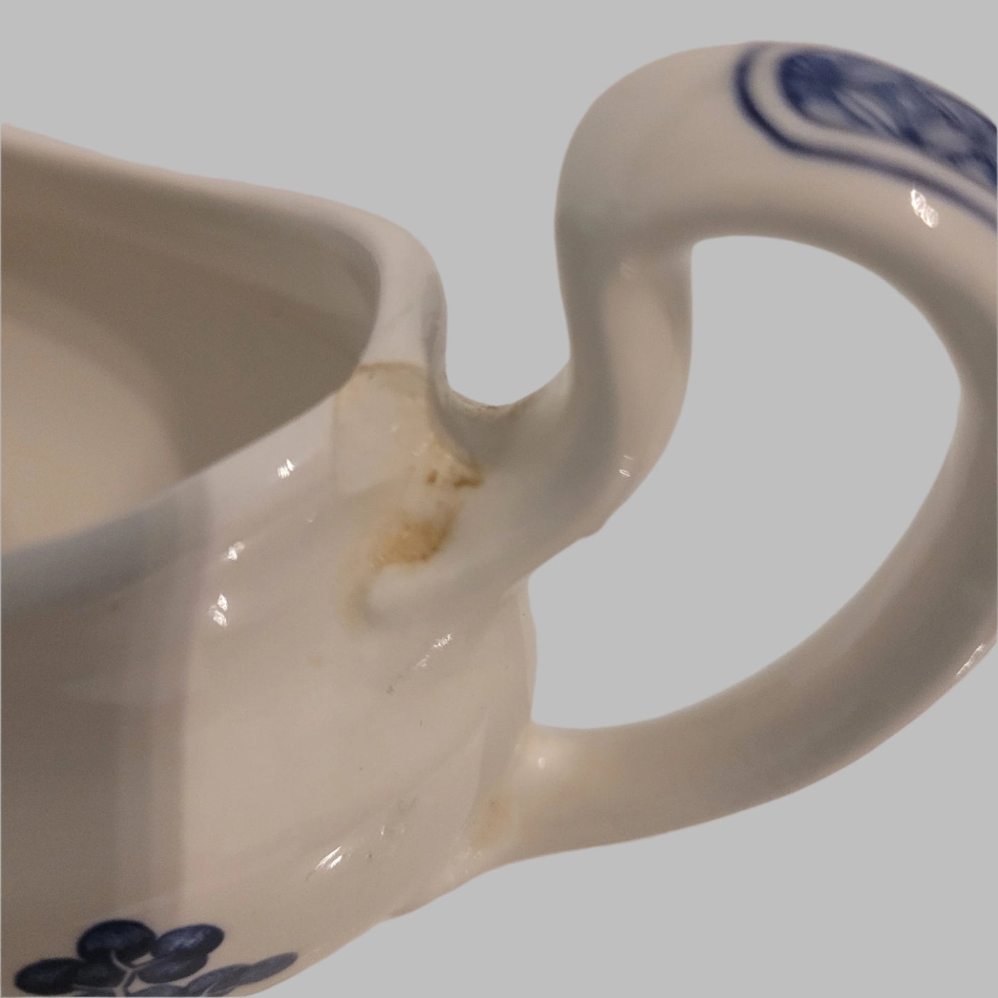 Churchill Willow Blue Gravy Boat
