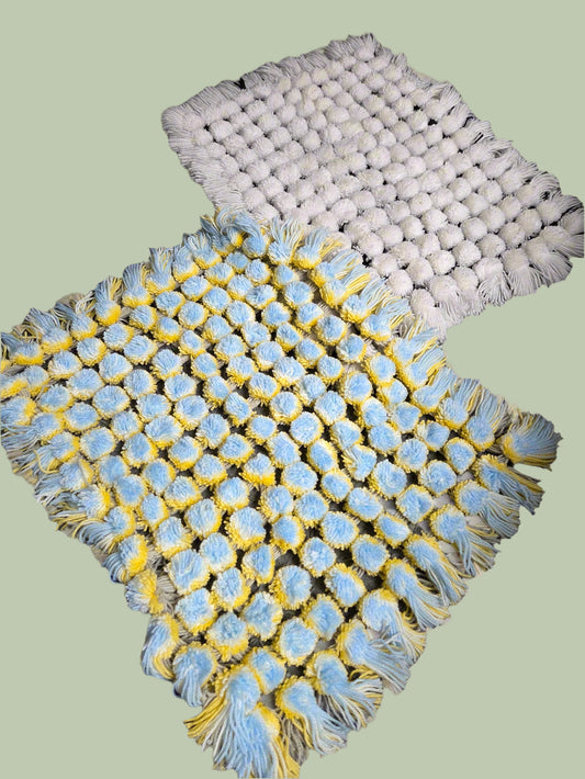 Grandma Marg's Handmade Pom-Pom Blankets