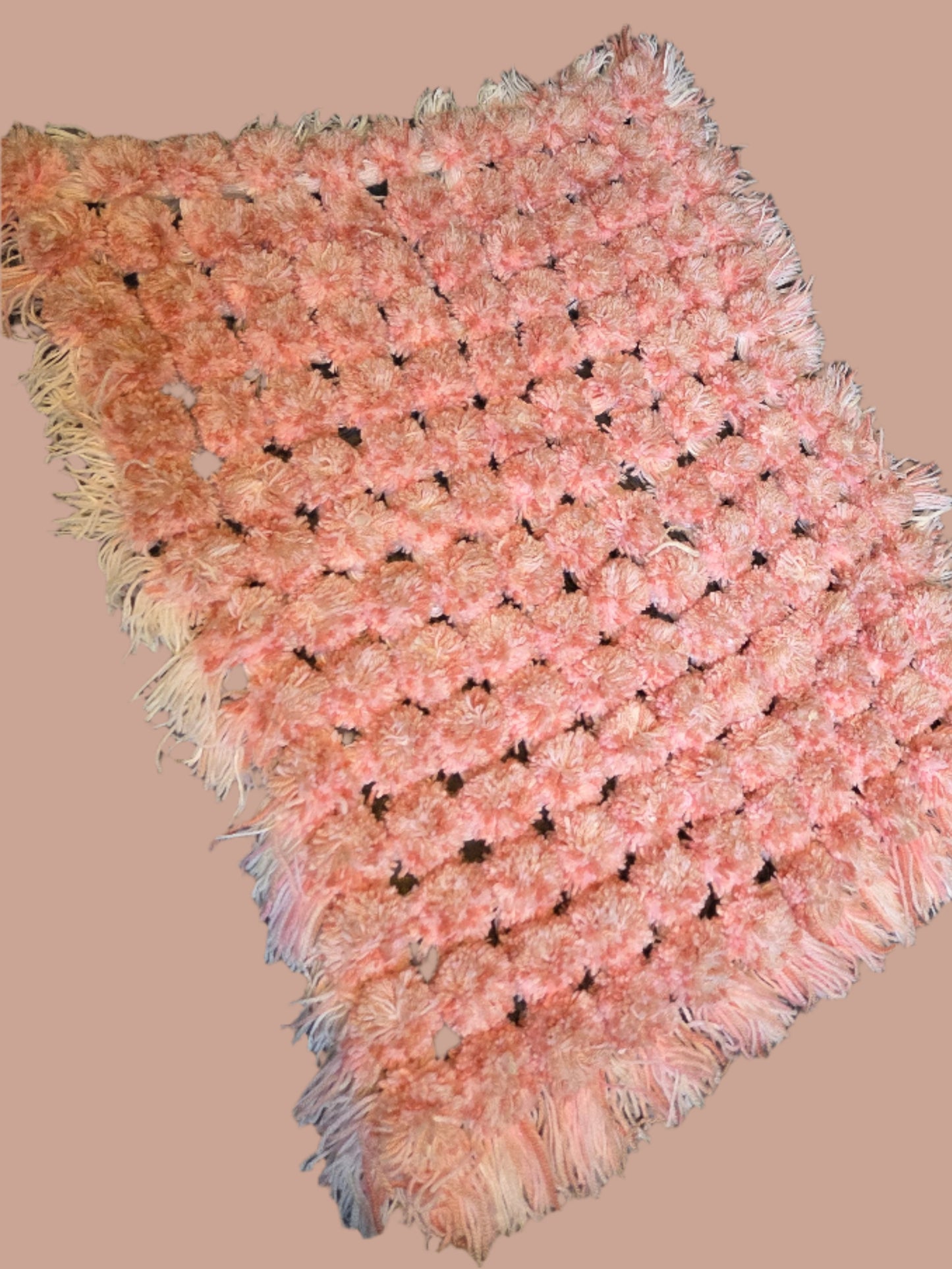 Grandma Marg's Handmade Pom-Pom Blankets