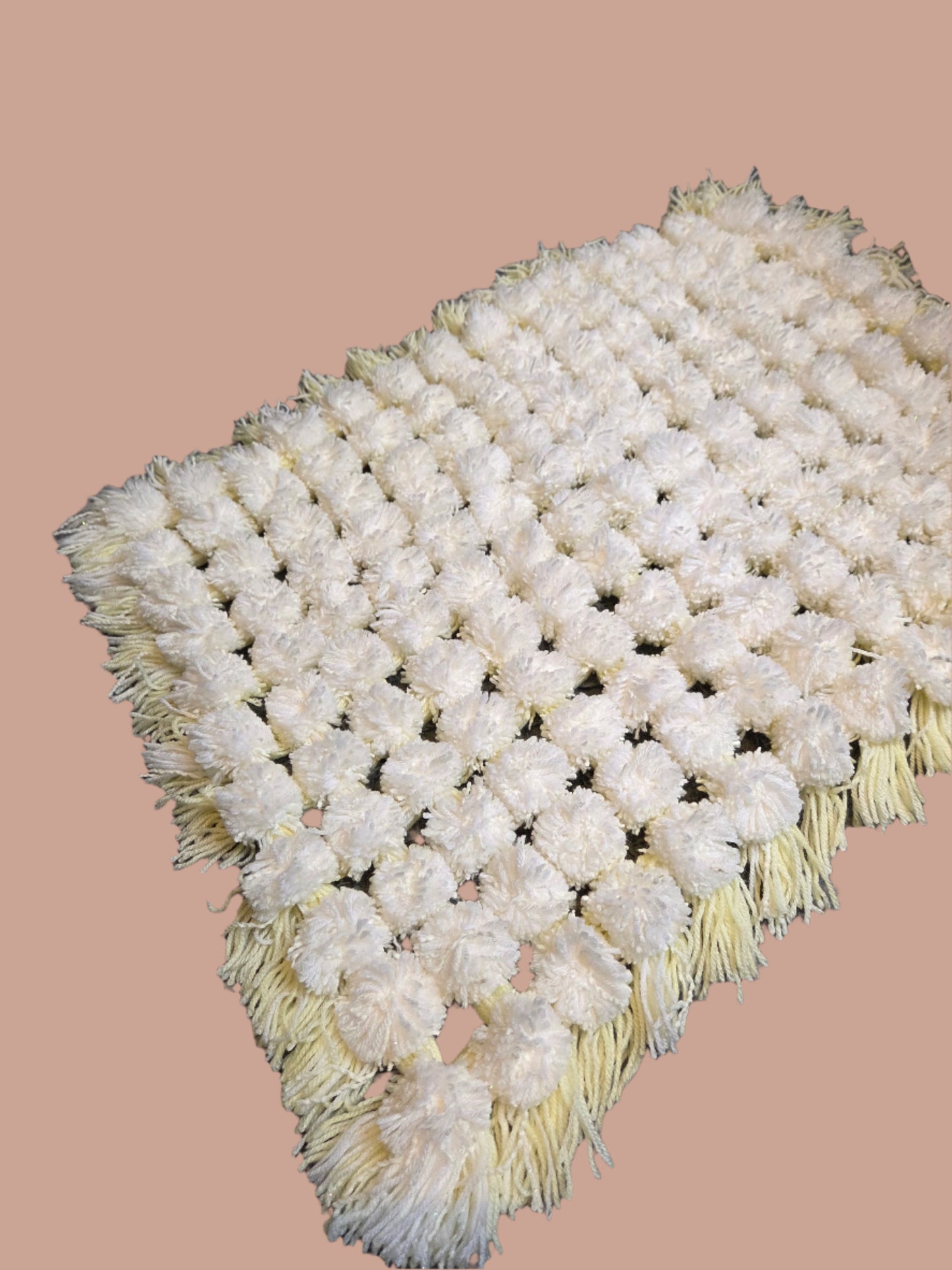 Grandma Marg's Handmade Pom-Pom Blankets