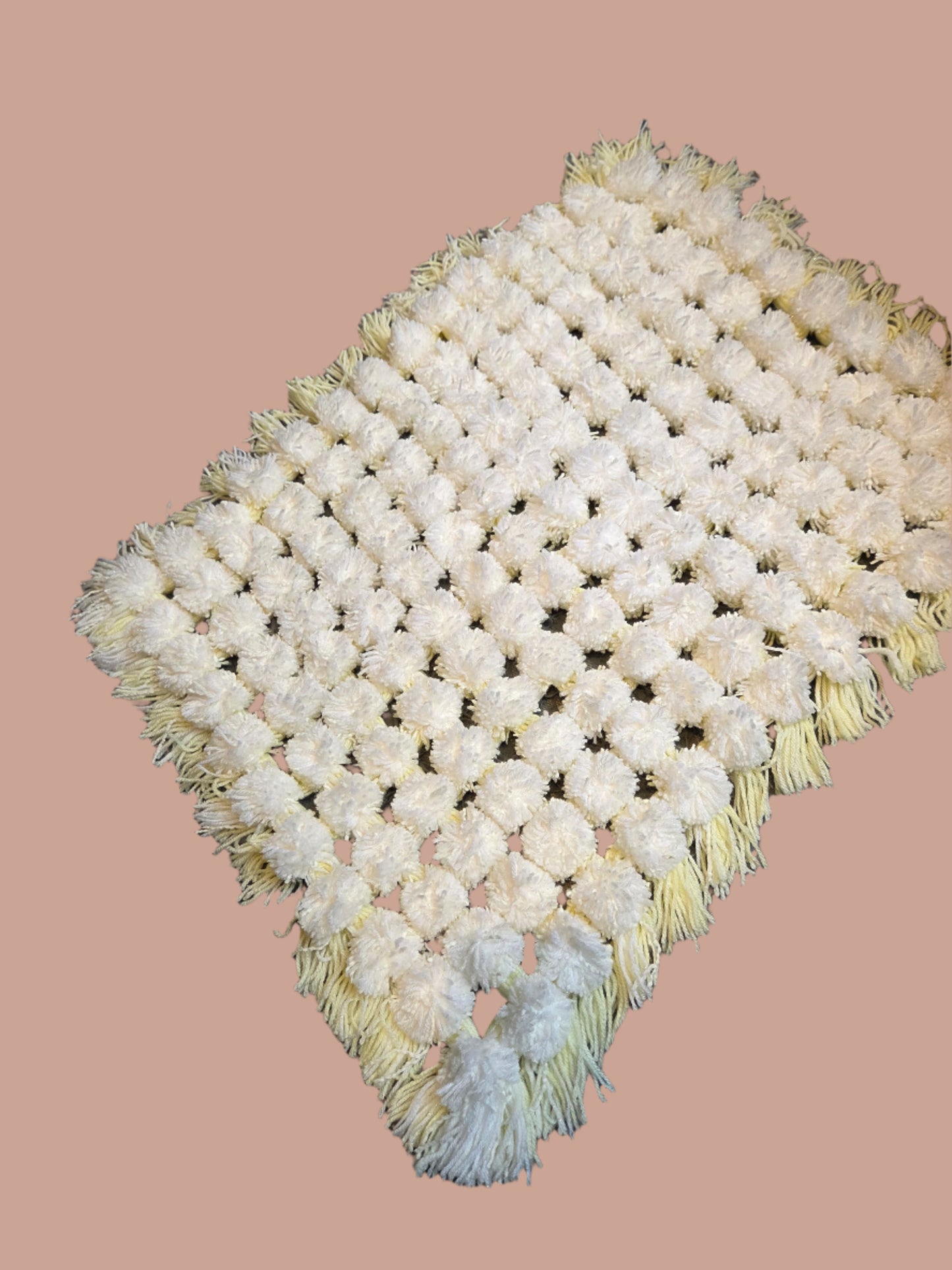 Grandma Marg's Handmade Pom-Pom Blankets