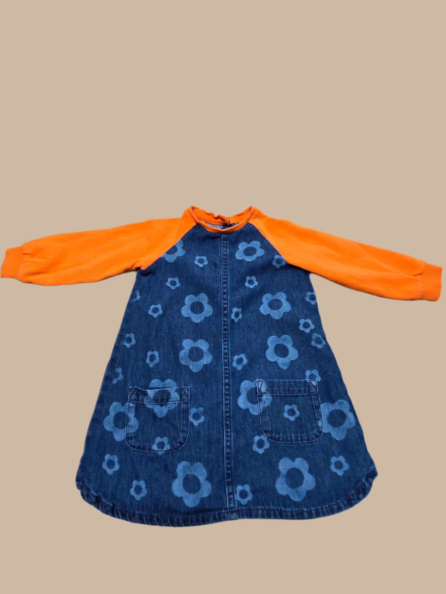 Next- Long Sleeve Denim Dress