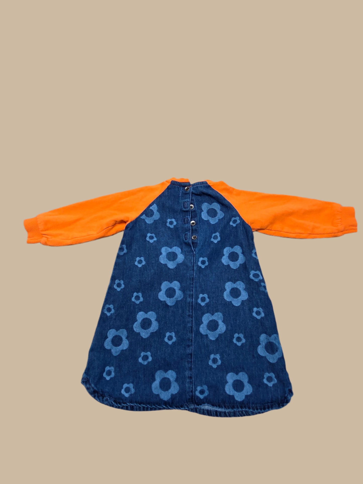 Next- Long Sleeve Denim Dress
