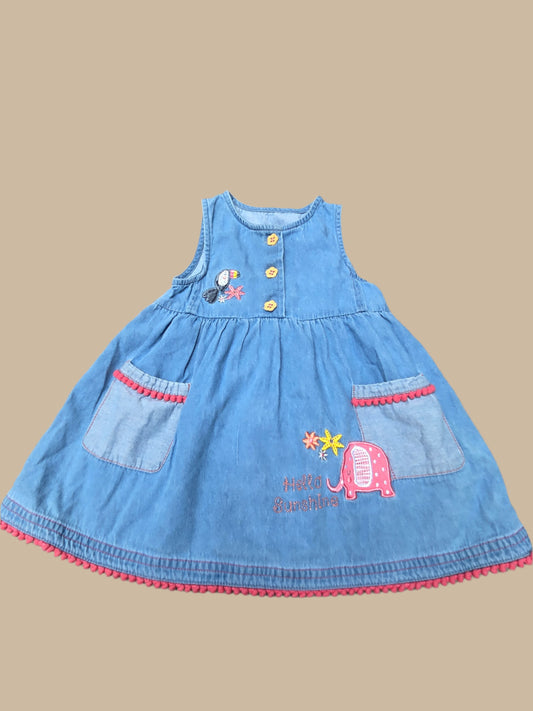 Nutmeg- Denim Dress