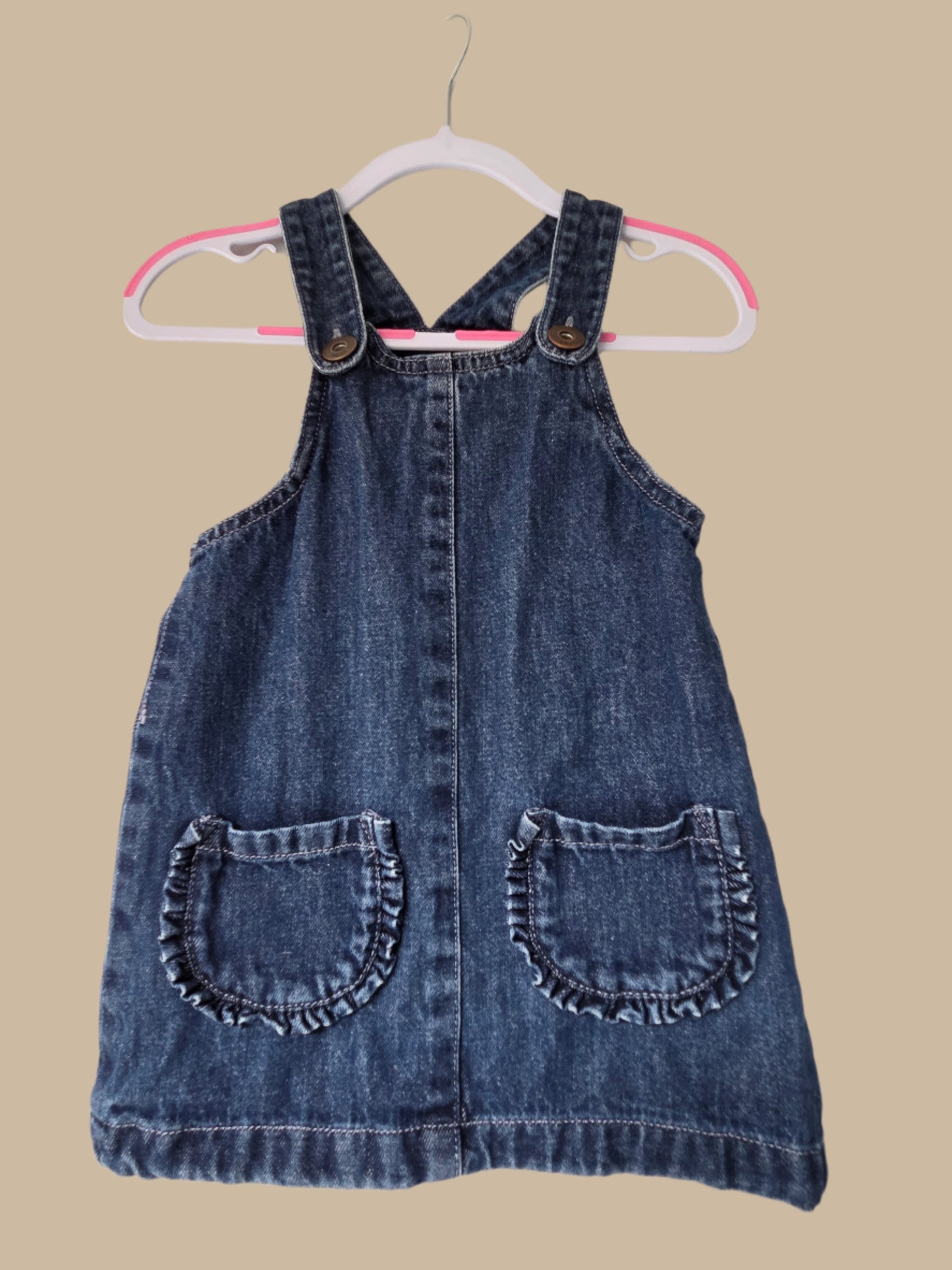 Next- Denim Pinafore Dress