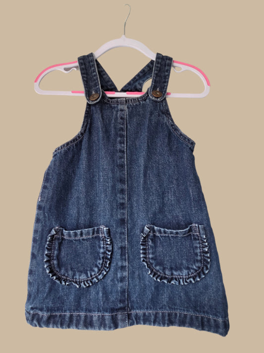 Next- Denim Pinafore Dress