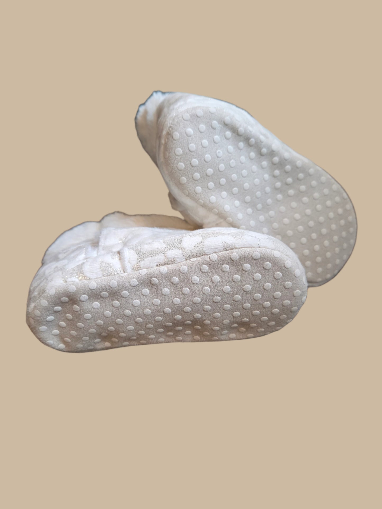 Leopard Print Bootee Slippers
