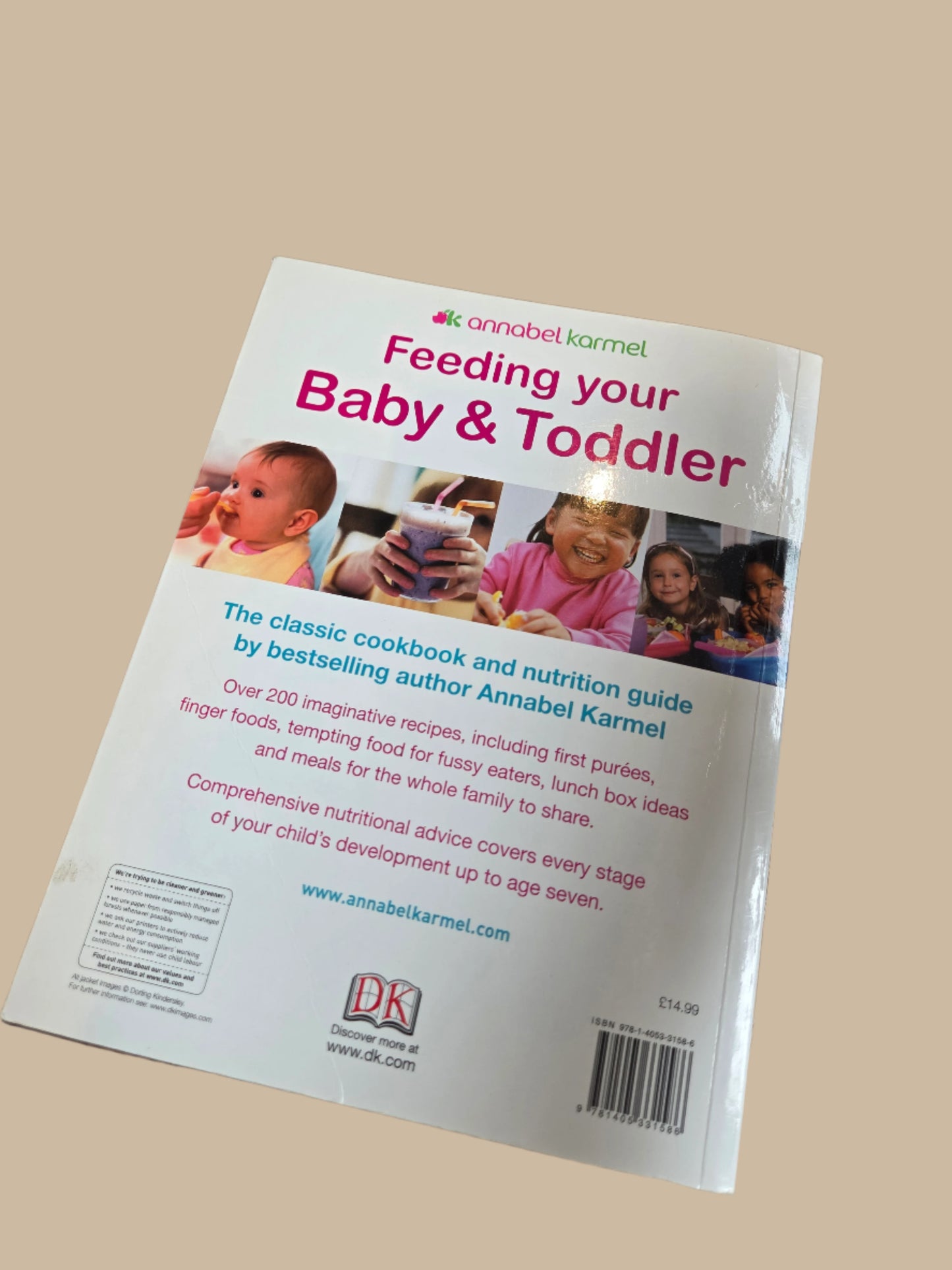 Feeding Your Baby & Toddler- By Annabel Karmel
